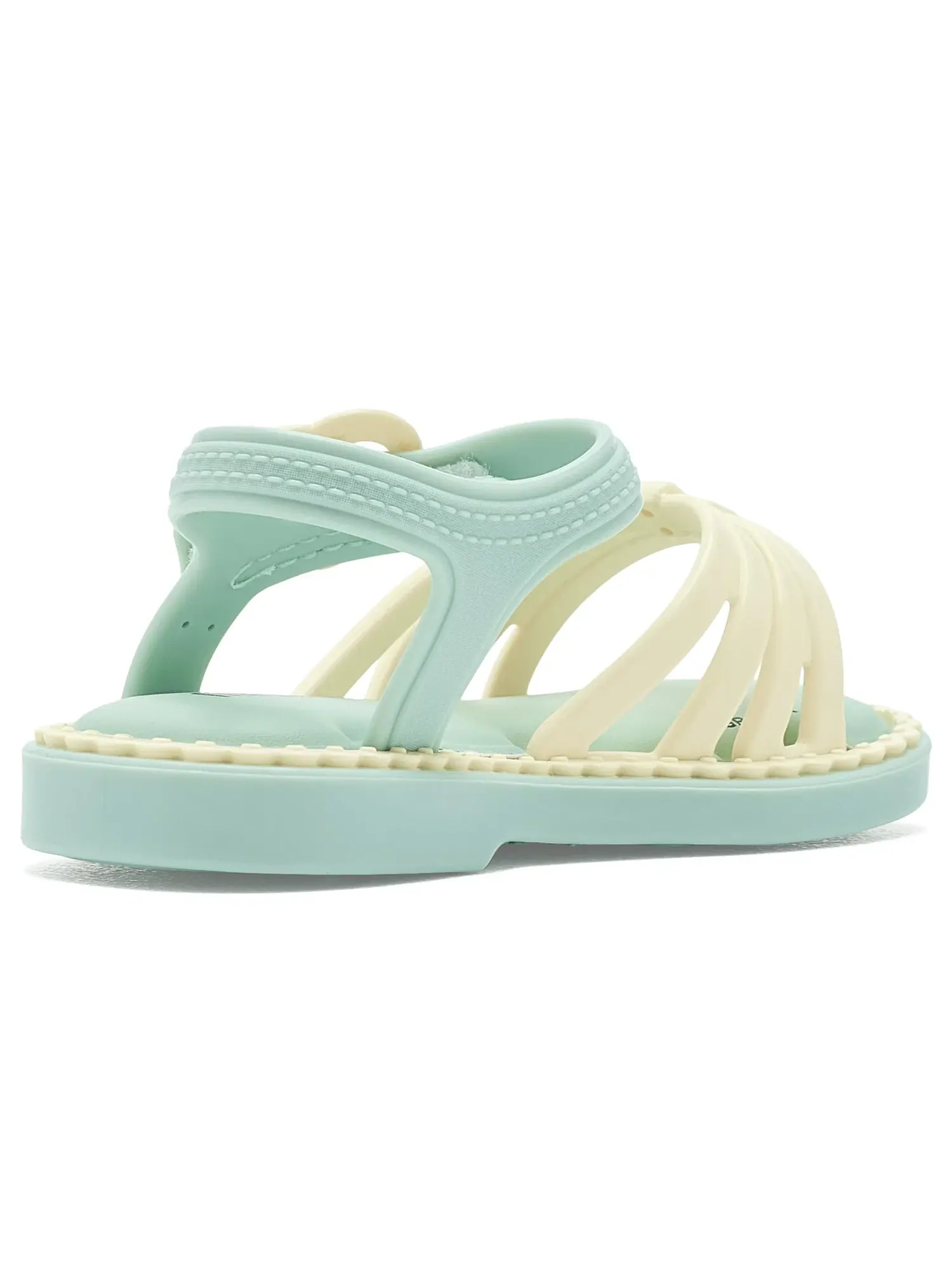 Сандалии Aurora (для малышей и маленьких детей) Mini Melissa — изображение 3 из 4, зеленый/бежевый