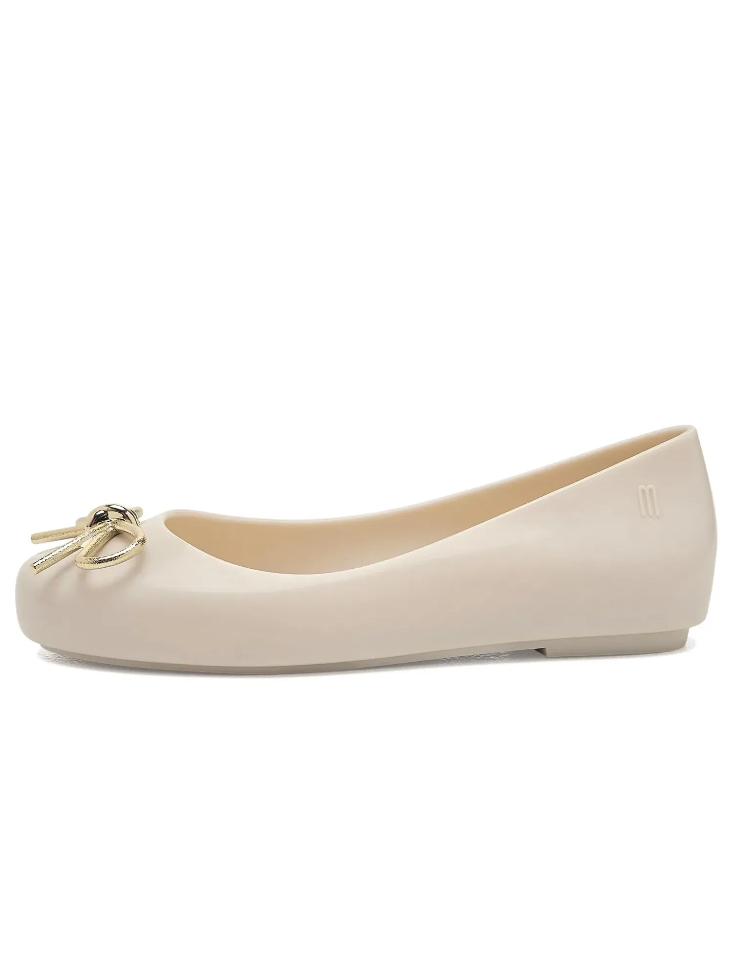 Балетки Sweet Love Chrome (для маленьких и больших детей) Mini Melissa — изображение 4 из 4, бежевый/золотистый