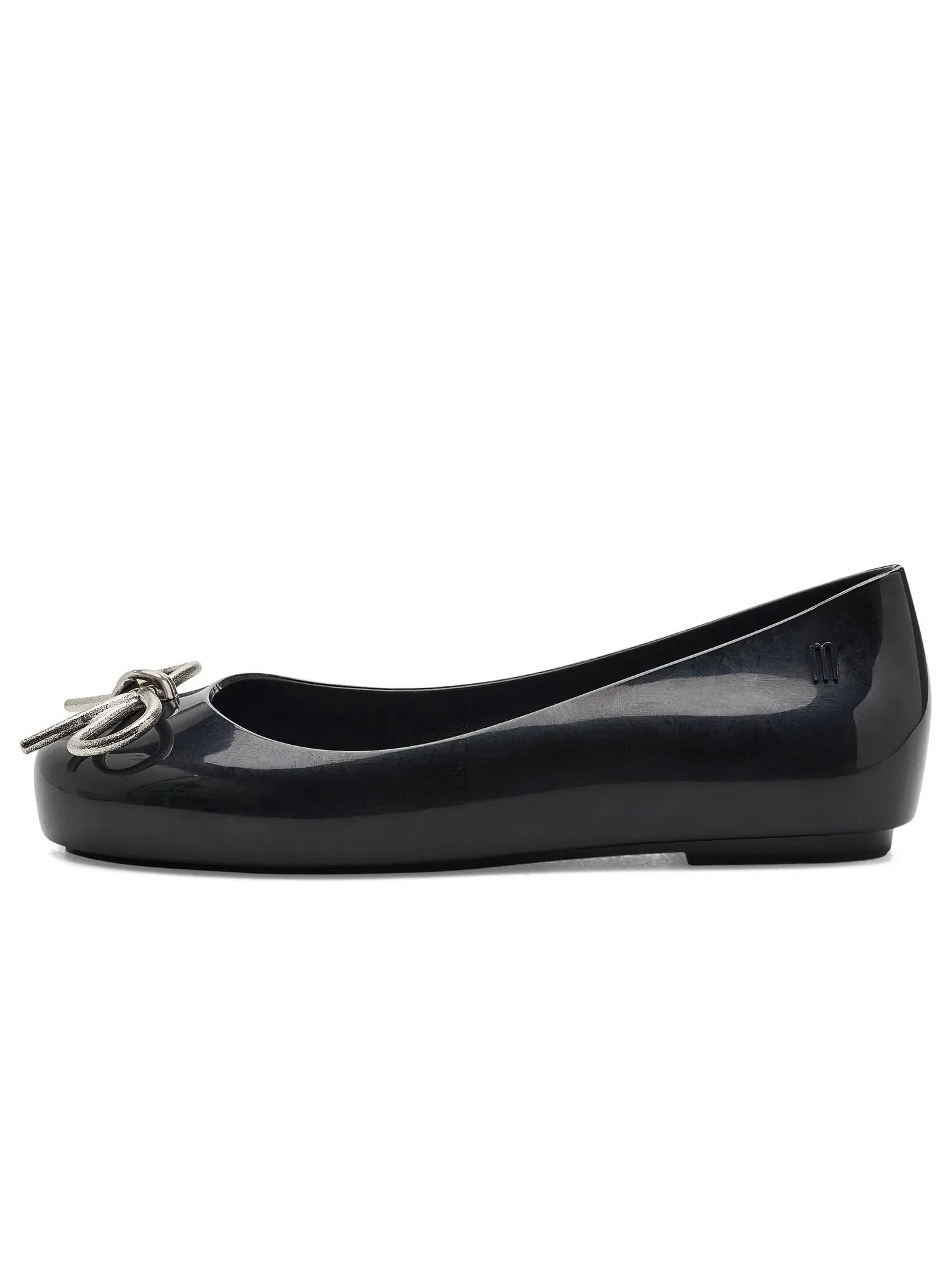 Балетки Sweet Love Chrome (для маленьких и больших детей) Mini Melissa — изображение 4 из 4, черный
