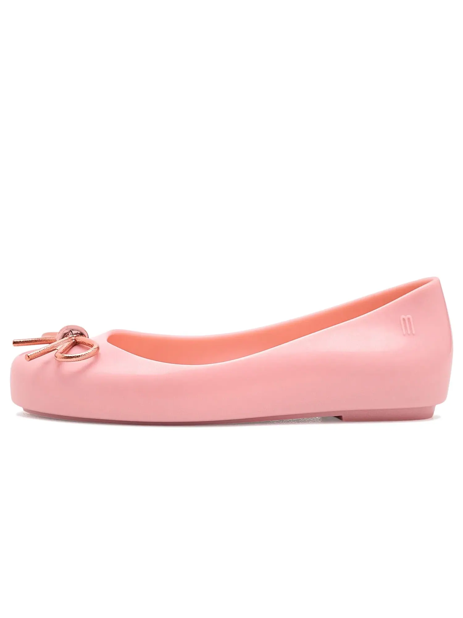 Балетки Sweet Love Chrome (для маленьких и больших детей) Mini Melissa — изображение 4 из 4, металлик розовый