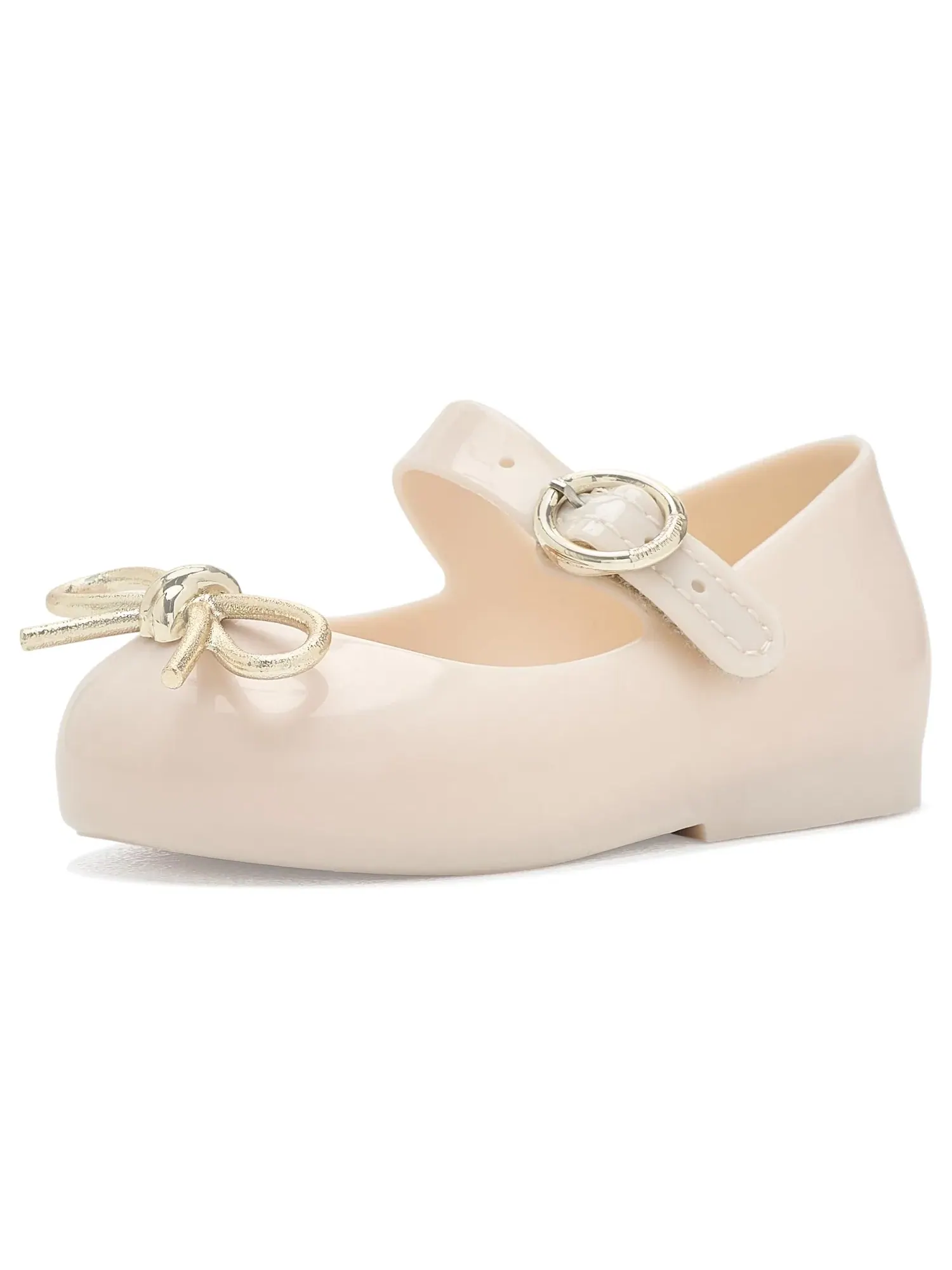 Балетки Sweet Love Chrome (для малышей и маленьких детей) Mini Melissa — изображение 1 из 4, бежевый/золотистый