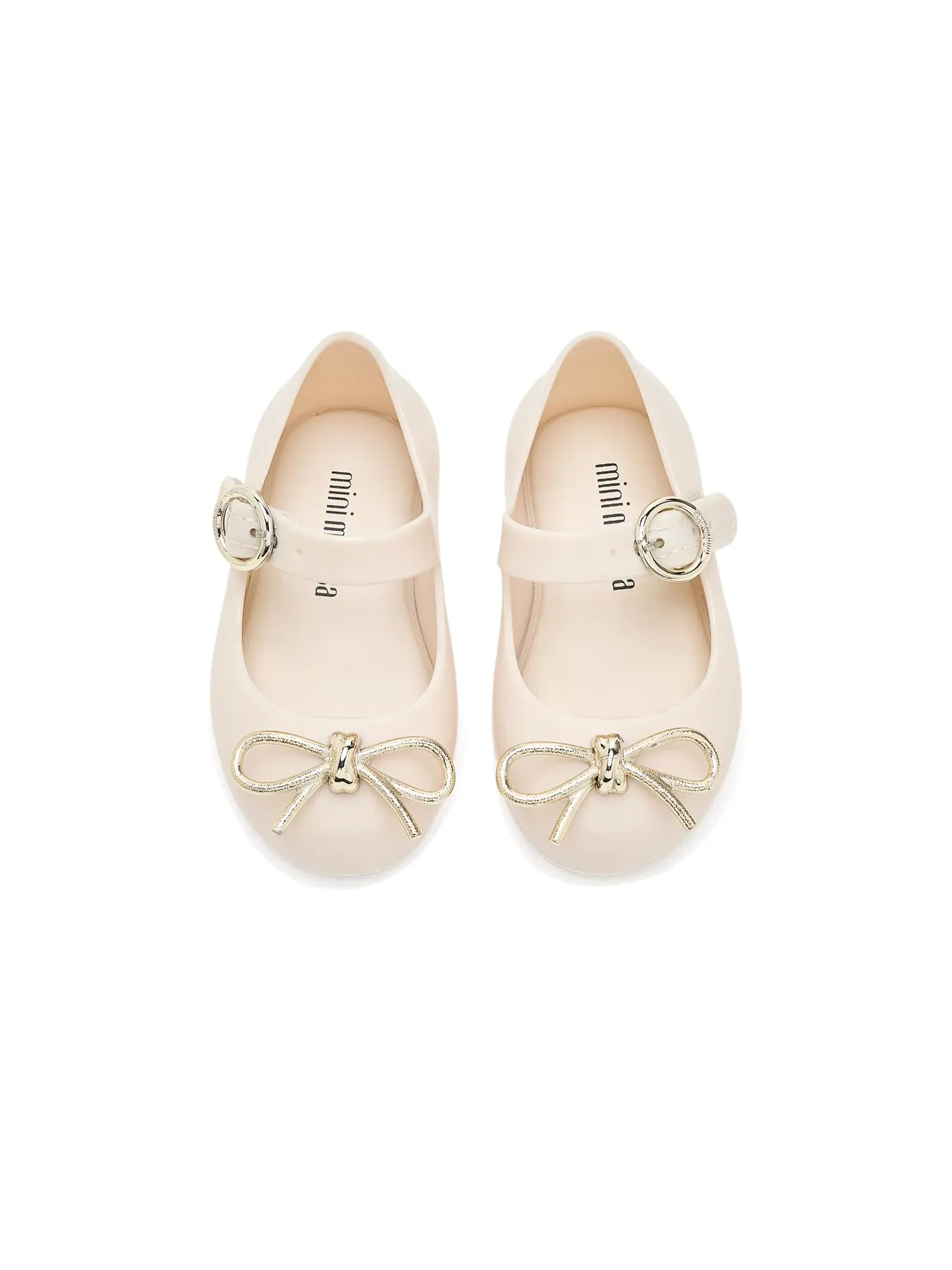Балетки Sweet Love Chrome (для малышей и маленьких детей) Mini Melissa — изображение 2 из 4, бежевый/золотистый