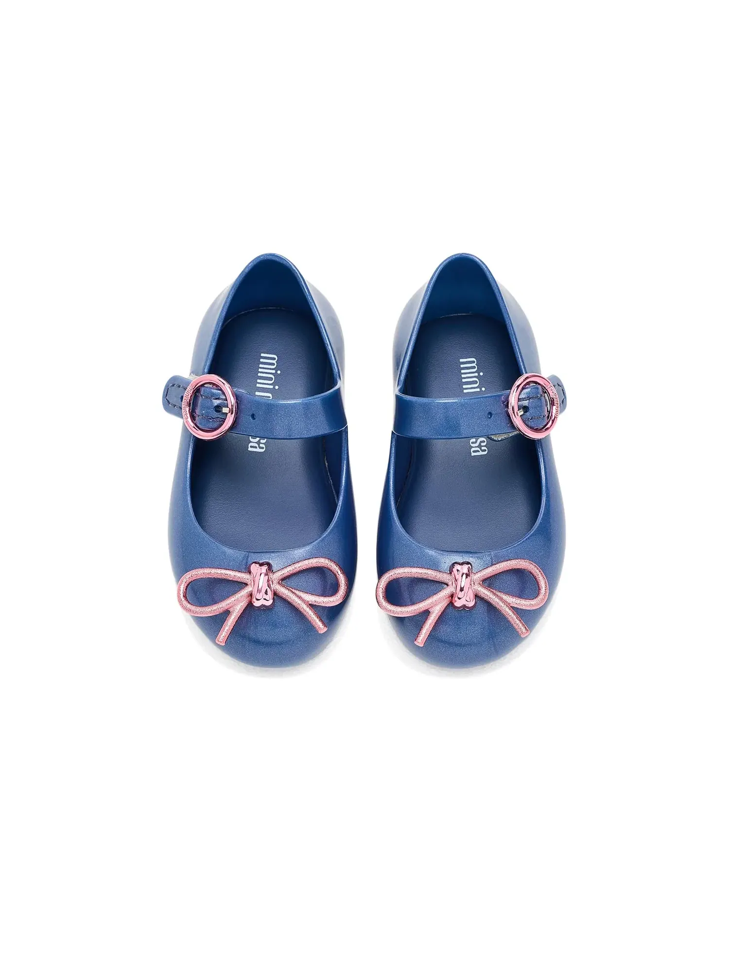 Балетки Sweet Love Chrome (для малышей и маленьких детей) Mini Melissa — изображение 2 из 4, синий/розовый