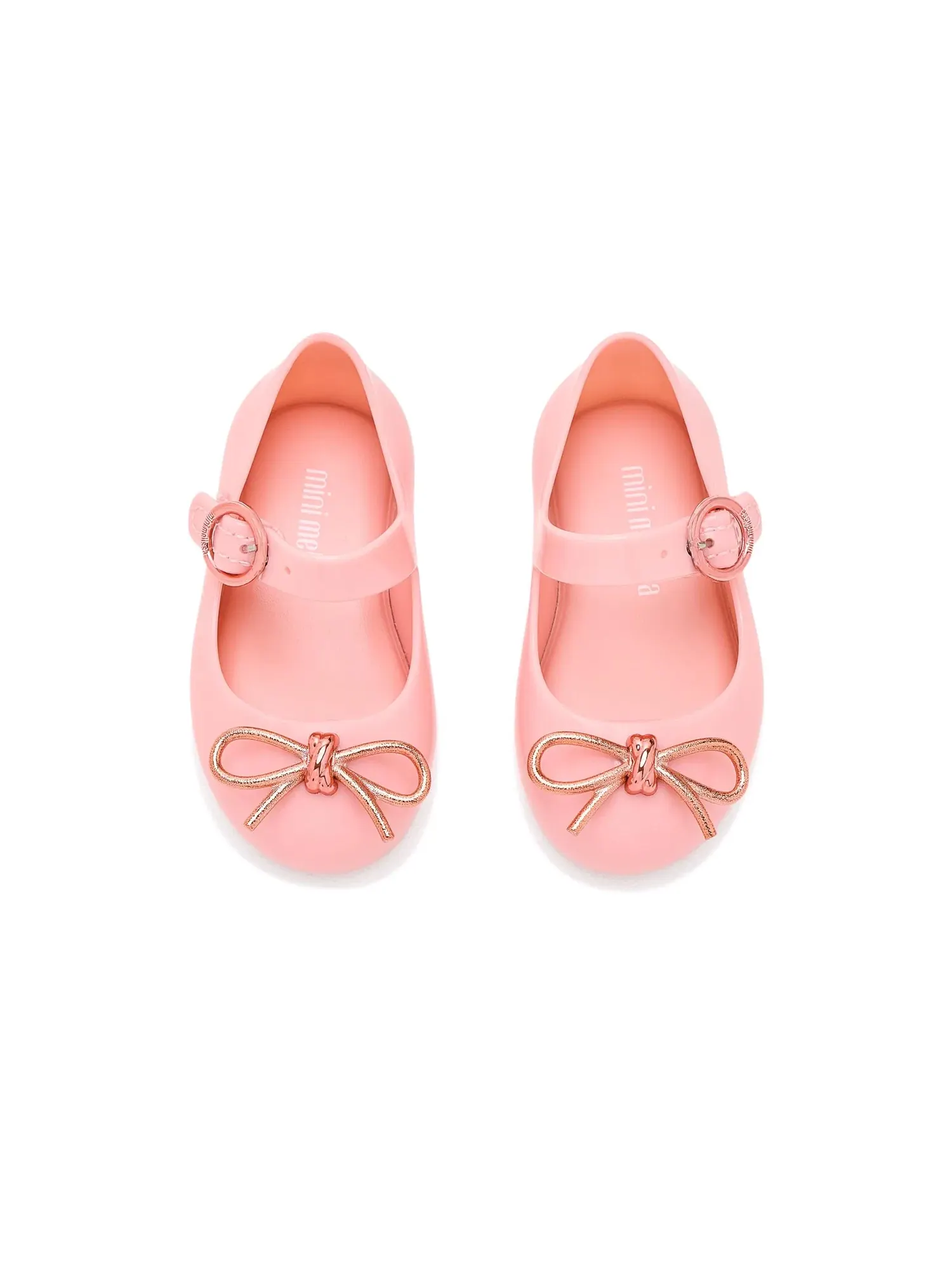 Балетки Sweet Love Chrome (для малышей и маленьких детей) Mini Melissa — изображение 2 из 4, металлик розовый