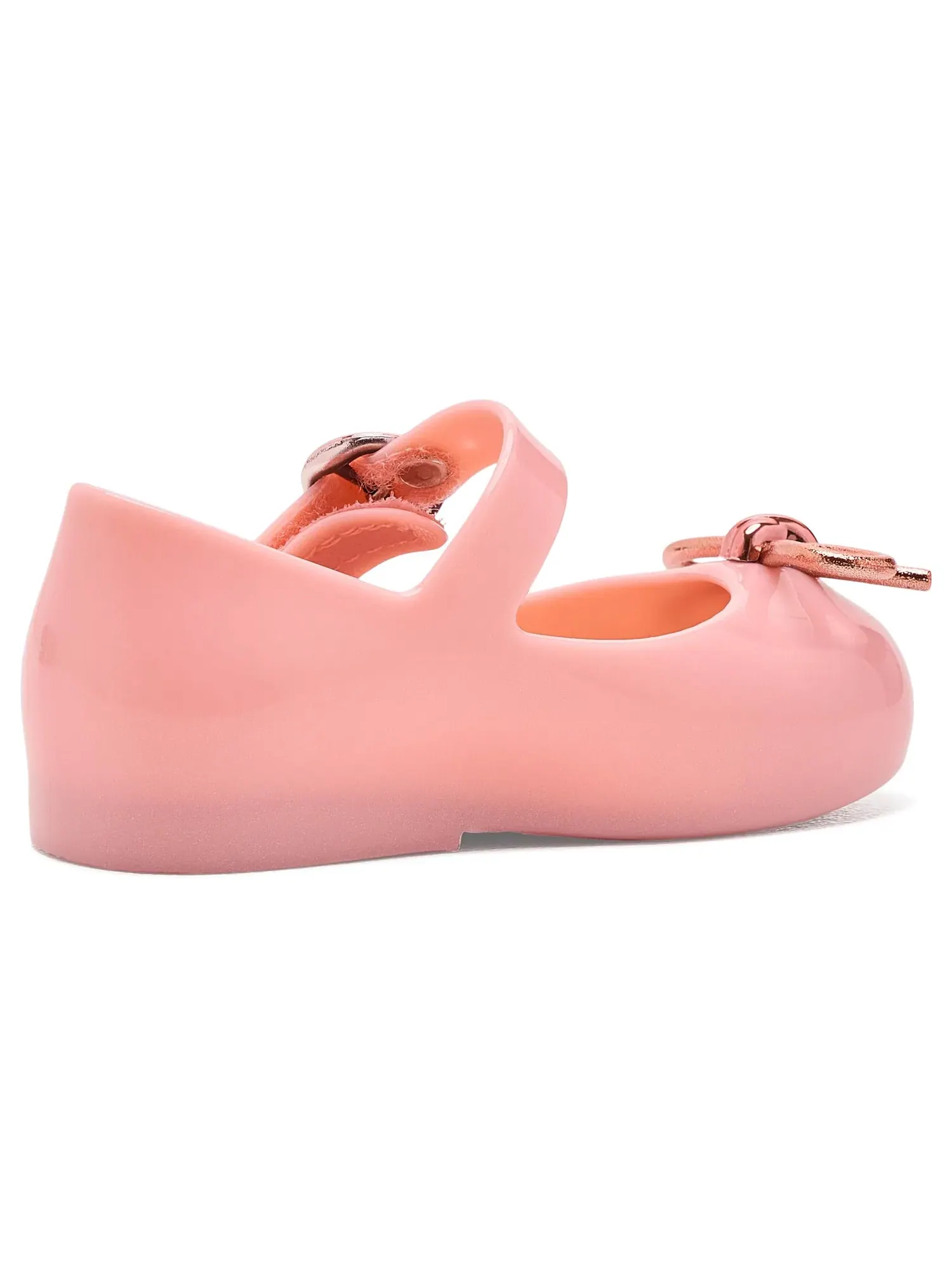 Балетки Sweet Love Chrome (для малышей и маленьких детей) Mini Melissa — изображение 3 из 4, металлик розовый