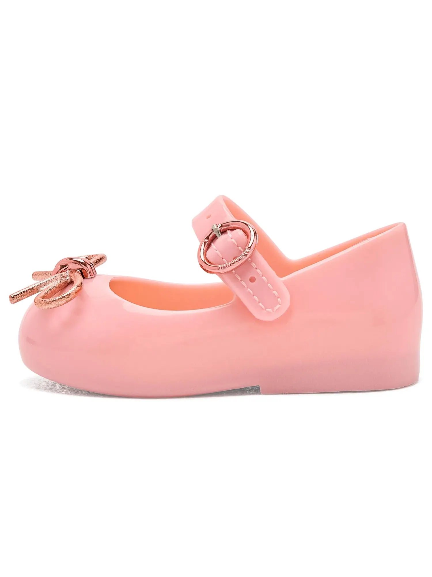 Балетки Sweet Love Chrome (для малышей и маленьких детей) Mini Melissa — изображение 4 из 4, металлик розовый