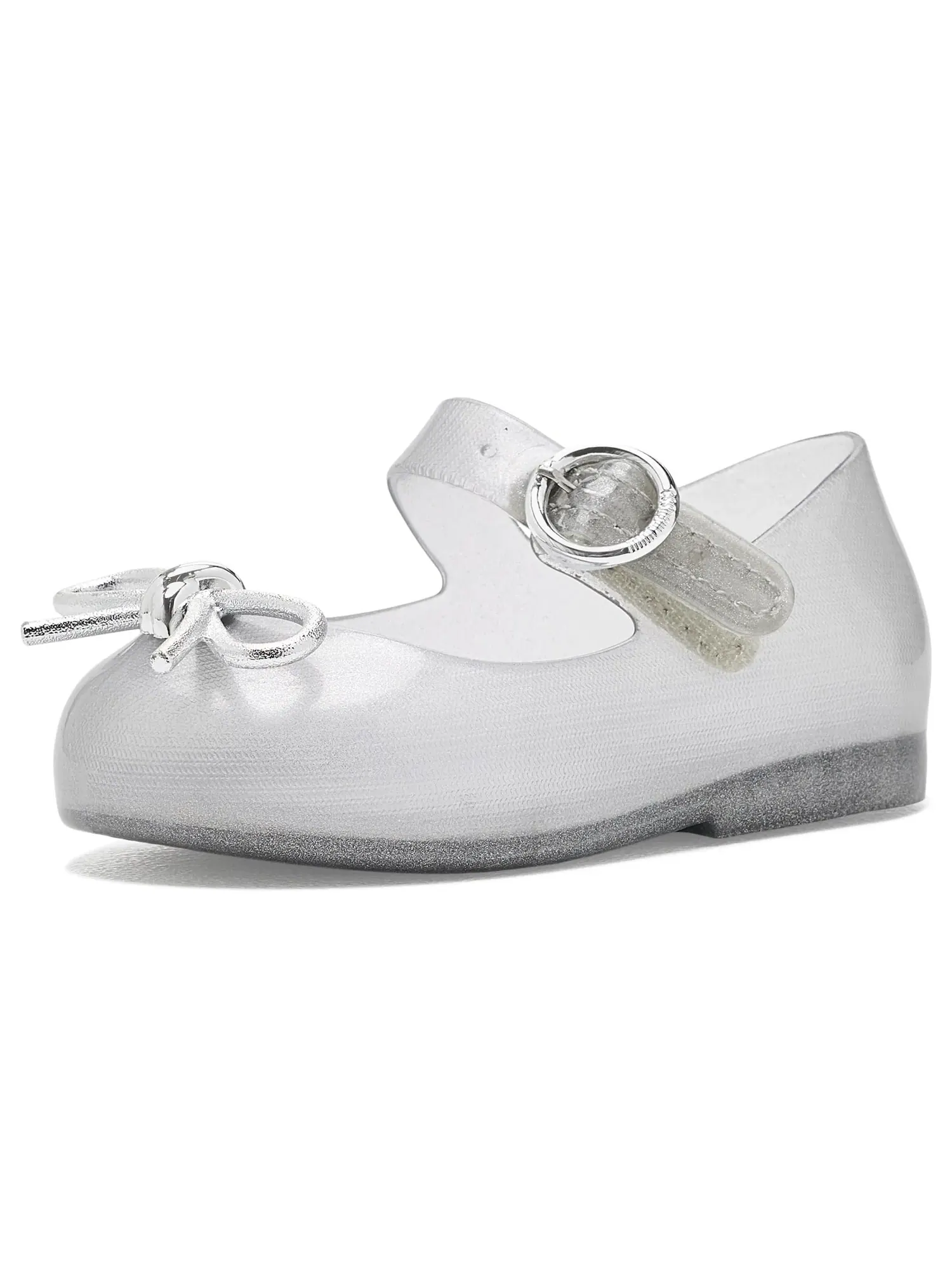 Балетки Sweet Love Chrome (для малышей и маленьких детей) Mini Melissa — изображение 1 из 4, серебряный
