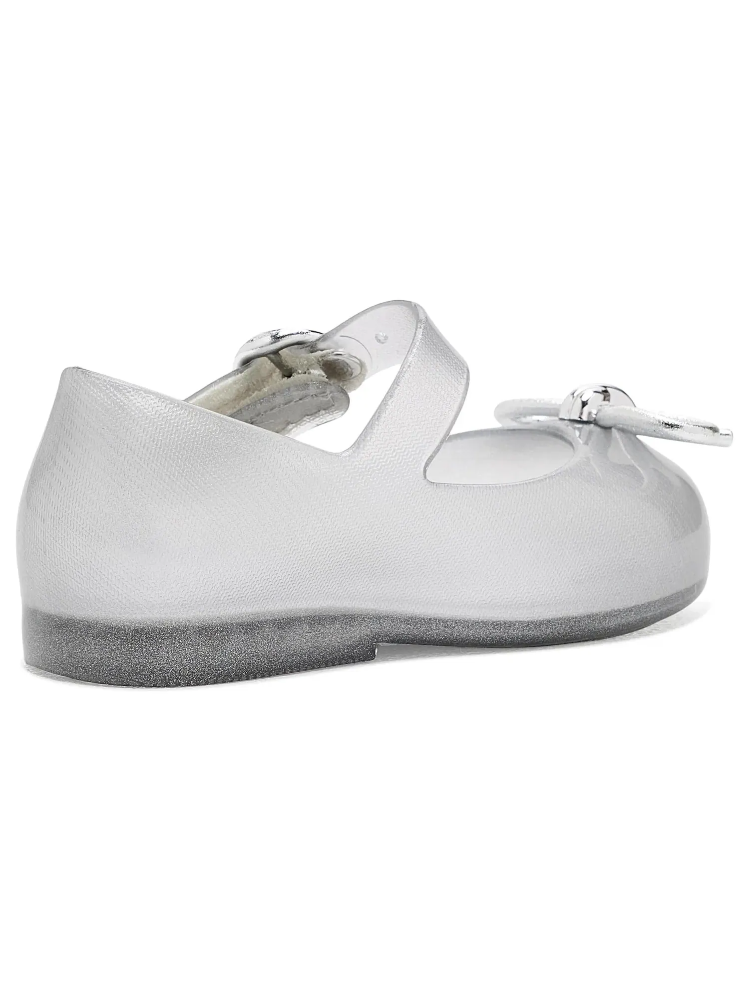 Балетки Sweet Love Chrome (для малышей и маленьких детей) Mini Melissa — изображение 3 из 4, серебряный