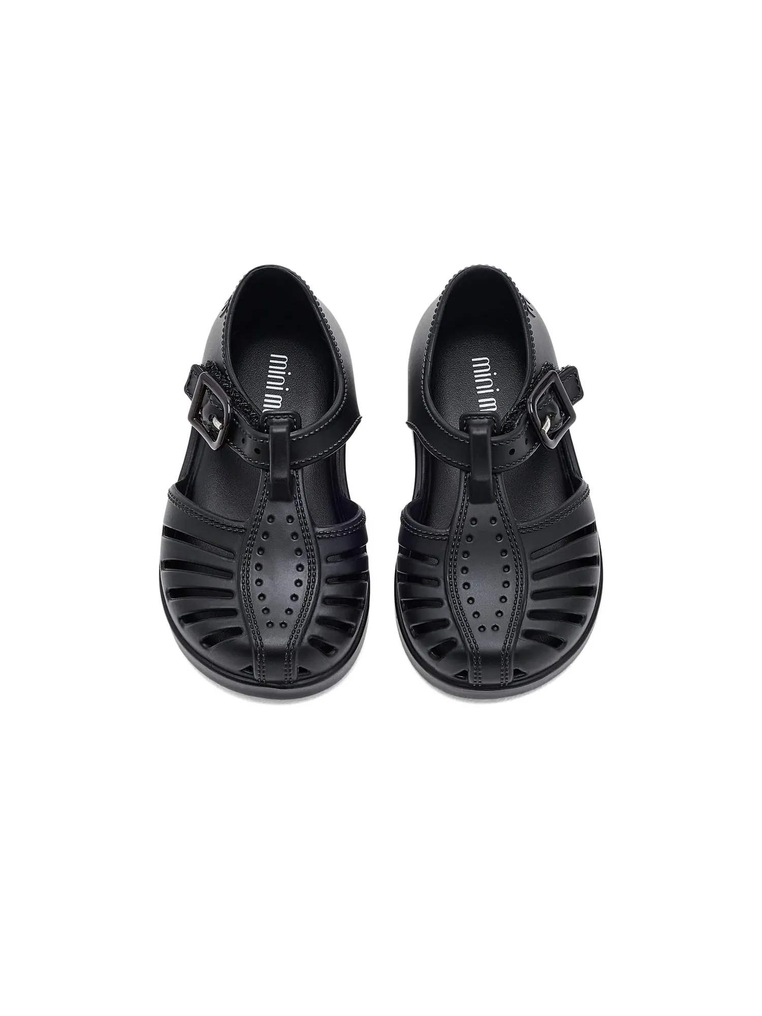 Сандалии Aranha 79 II (для малышей и маленьких детей) Mini Melissa — изображение 2 из 4, черный