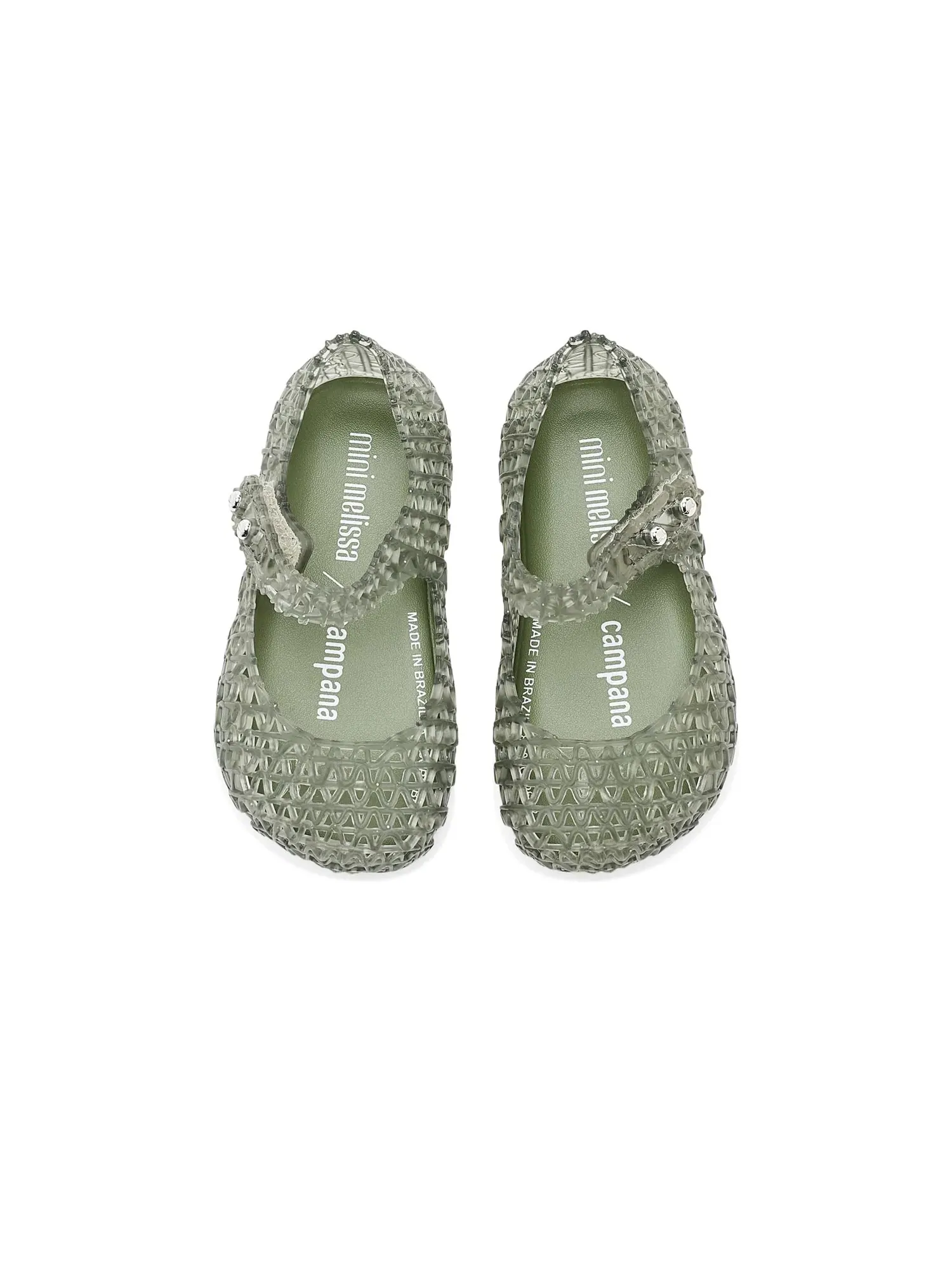 Балетки Campana Papel Baby (для малышей и маленьких детей) Mini Melissa — изображение 2 из 4, зеленый