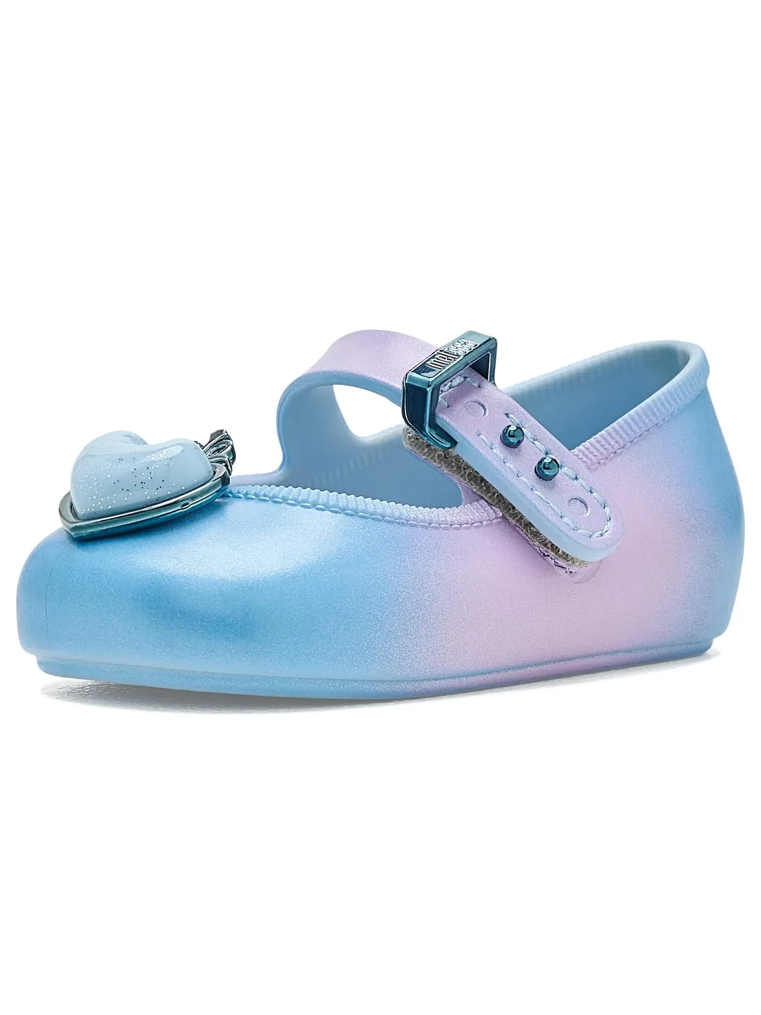 Балетки Soft Ballerina Princess (для малышей и маленьких детей) Mini Melissa — изображение 1 из 4, металлик синий