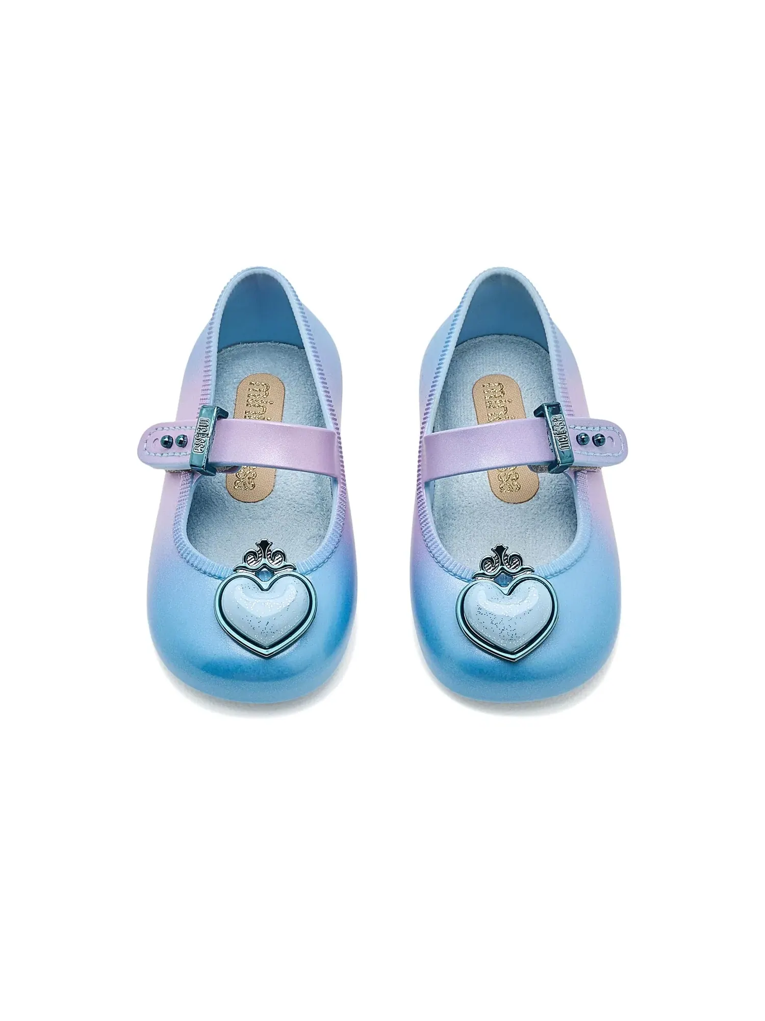 Балетки Soft Ballerina Princess (для малышей и маленьких детей) Mini Melissa — изображение 2 из 4, металлик синий