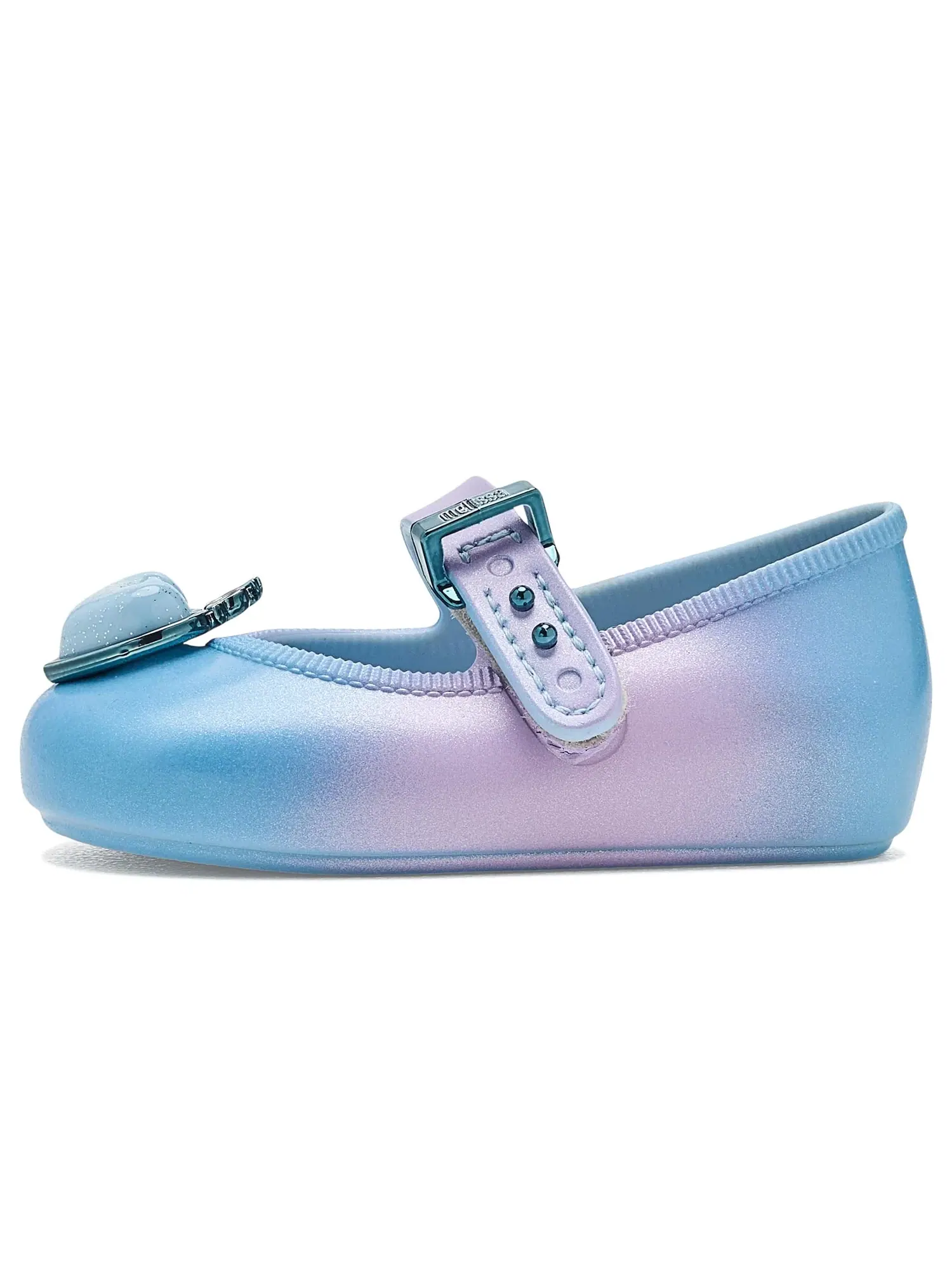 Балетки Soft Ballerina Princess (для малышей и маленьких детей) Mini Melissa — изображение 4 из 4, металлик синий
