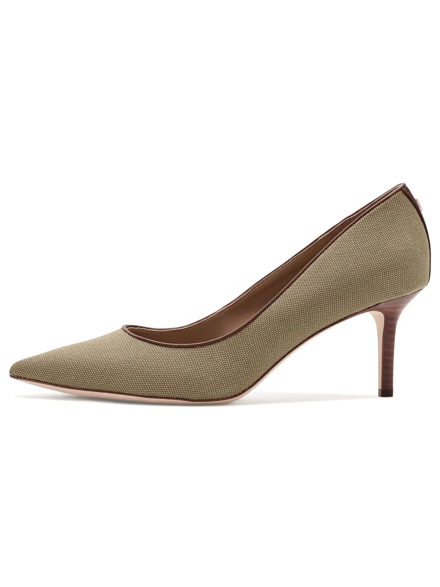 Туфли Lanette Washed Canvas Pumps Lauren Ralph Lauren — изображение 4 из 4, светлый/бежевый