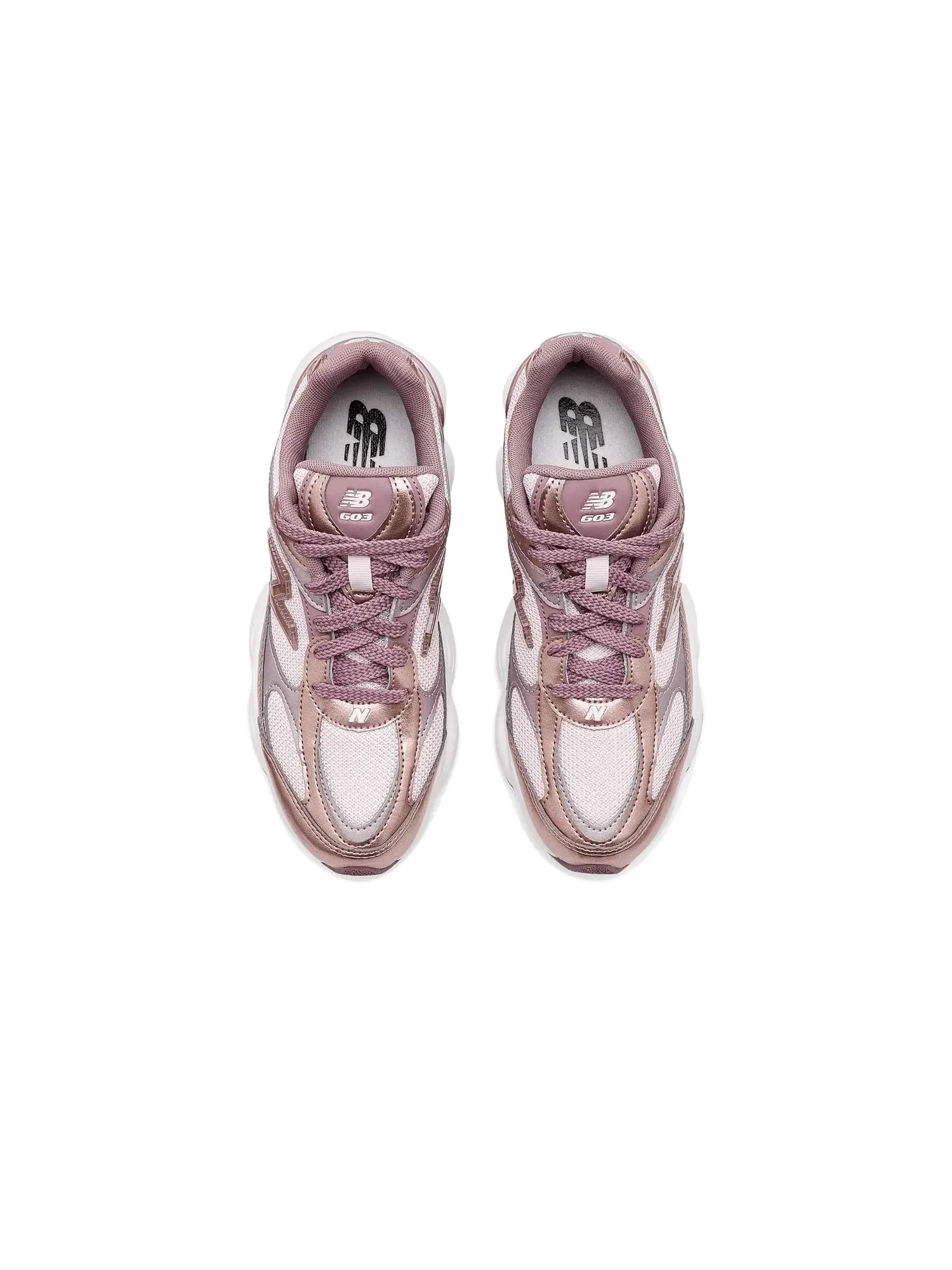 Кроссовки 603 New Balance Classics — изображение 2 из 4, розовый/розовый металлик