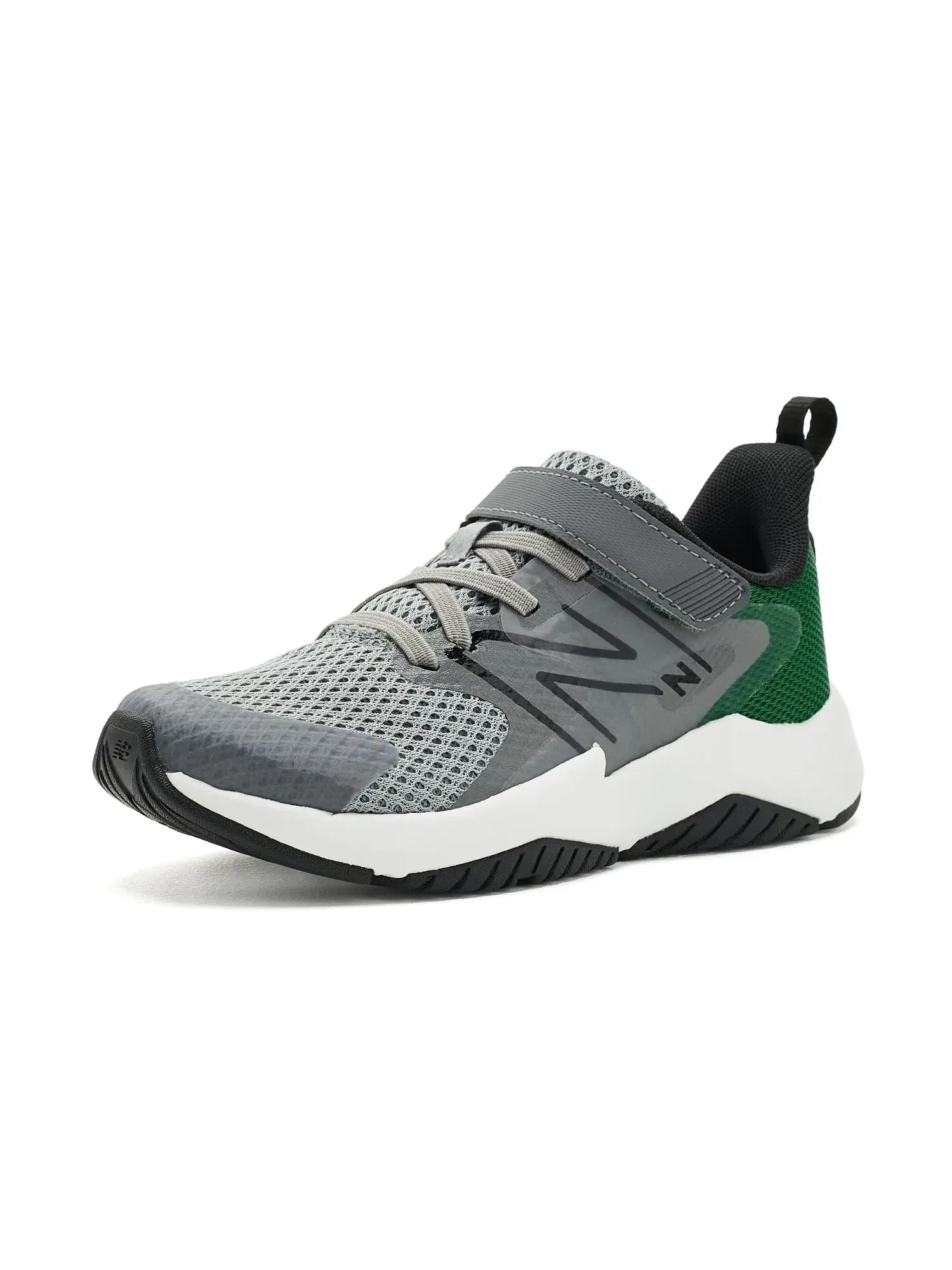 Кроссовки Rave Run Hook-and-Loop (для маленьких детей) New Balance Kids — изображение 1 из 4, серый