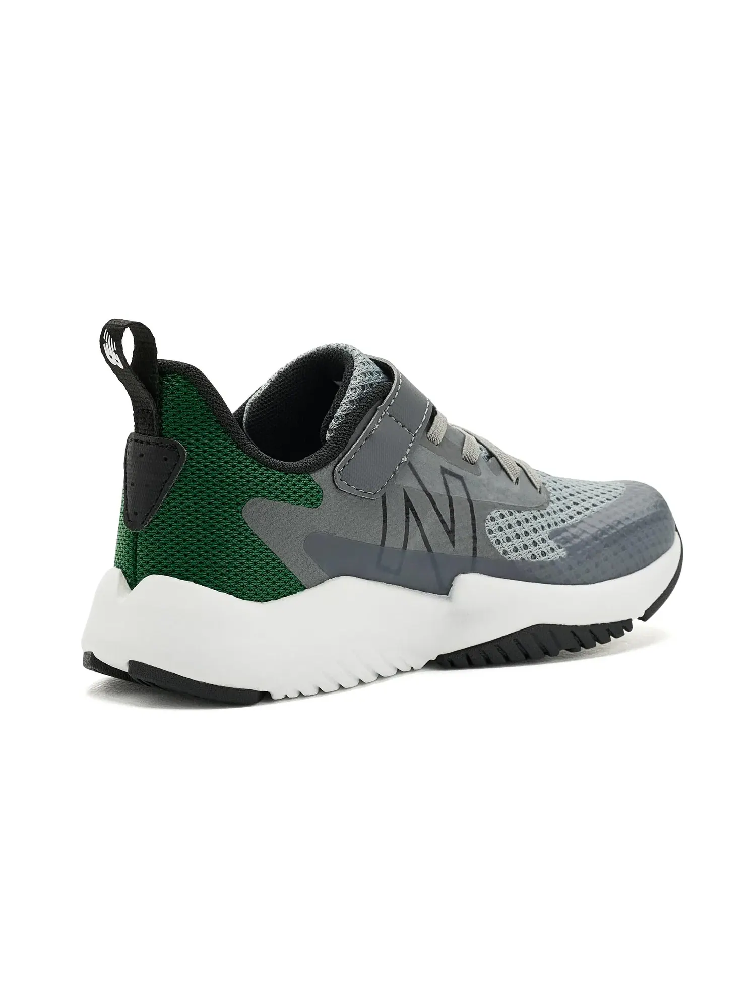 Кроссовки Rave Run Hook-and-Loop (для маленьких детей) New Balance Kids — изображение 3 из 4, серый