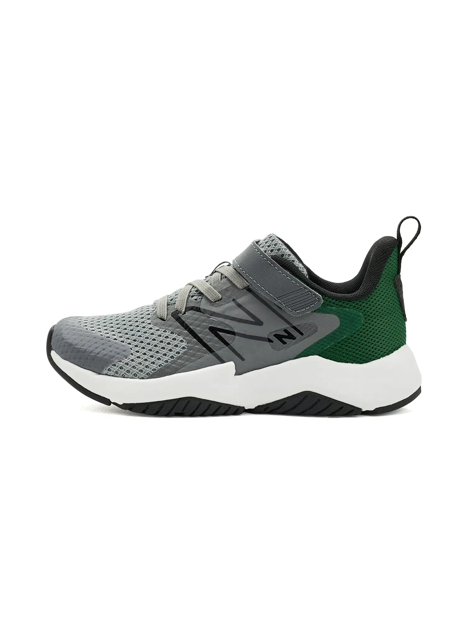 Кроссовки Rave Run Hook-and-Loop (для маленьких детей) New Balance Kids — изображение 4 из 4, серый