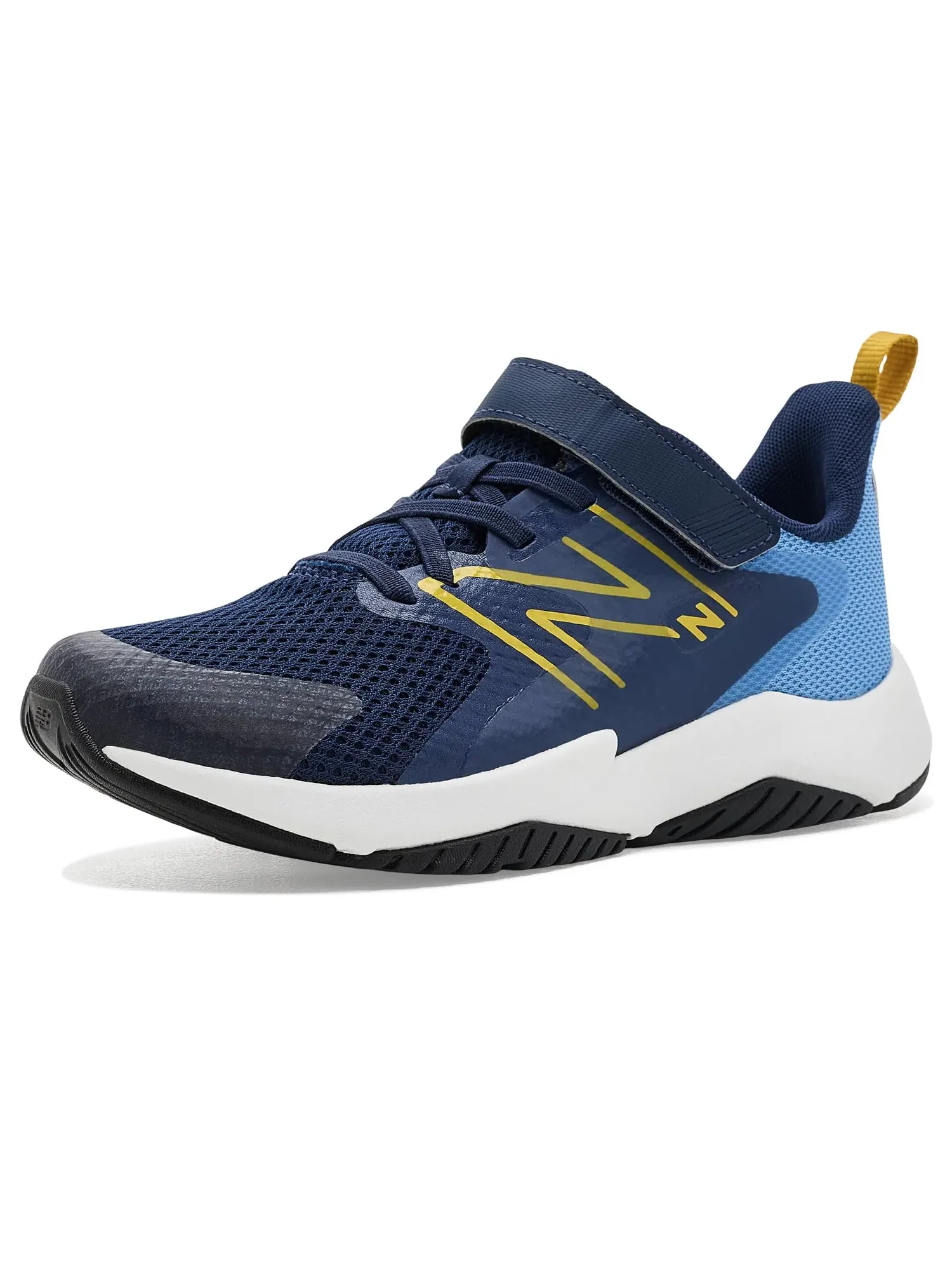 Кроссовки Rave Run Hook-and-Loop (для маленьких детей) New Balance Kids — изображение 1 из 4, синий/темно-синий
