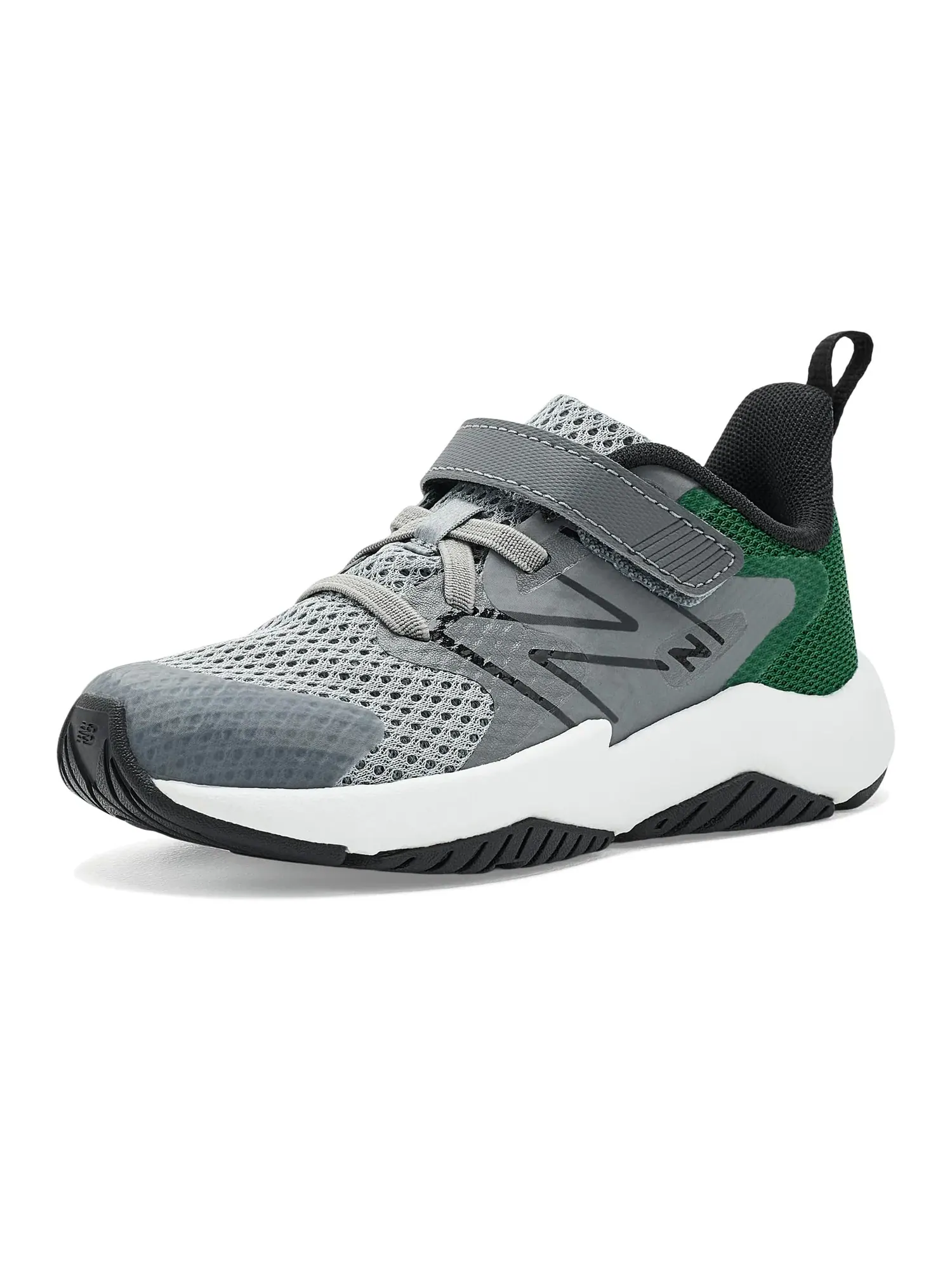 Кроссовки Rave Run Hook-And-Loop (для младенцев и малышей) New Balance Kids — изображение 1 из 4, серый