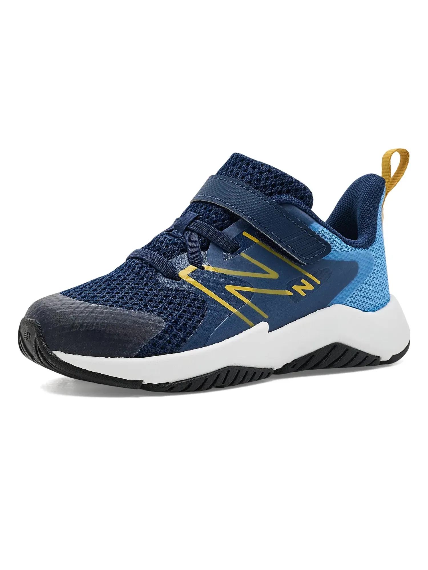 Кроссовки Rave Run Hook-And-Loop (для младенцев и малышей) New Balance Kids — изображение 1 из 4, синий/темно-синий