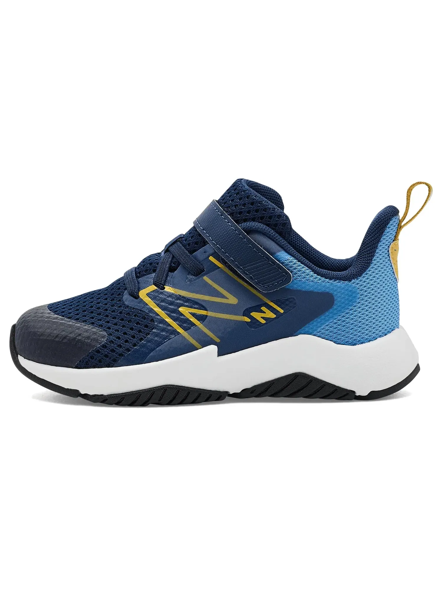 Кроссовки Rave Run Hook-And-Loop (для младенцев и малышей) New Balance Kids — изображение 4 из 4, синий/темно-синий