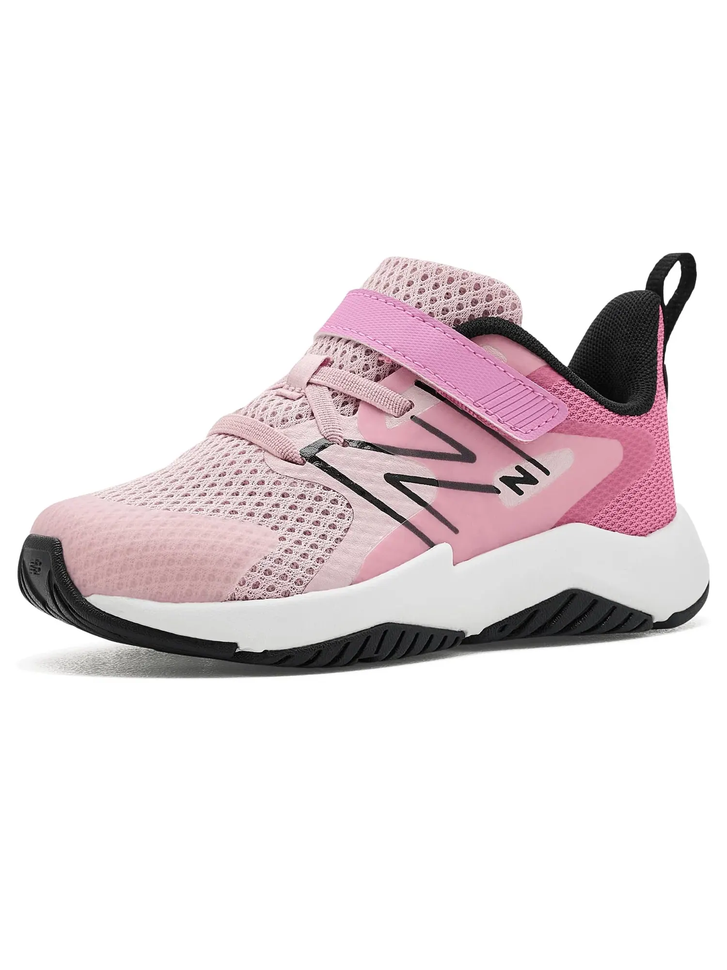 Кроссовки Rave Run Hook-And-Loop (для младенцев и малышей) New Balance Kids — изображение 1 из 4, розовый/розовый
