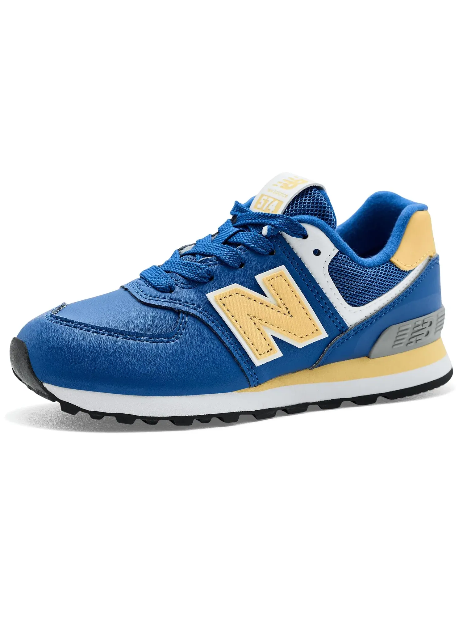 Кроссовки 574 Lace (для маленьких детей) New Balance Kids — изображение 1 из 4, синий