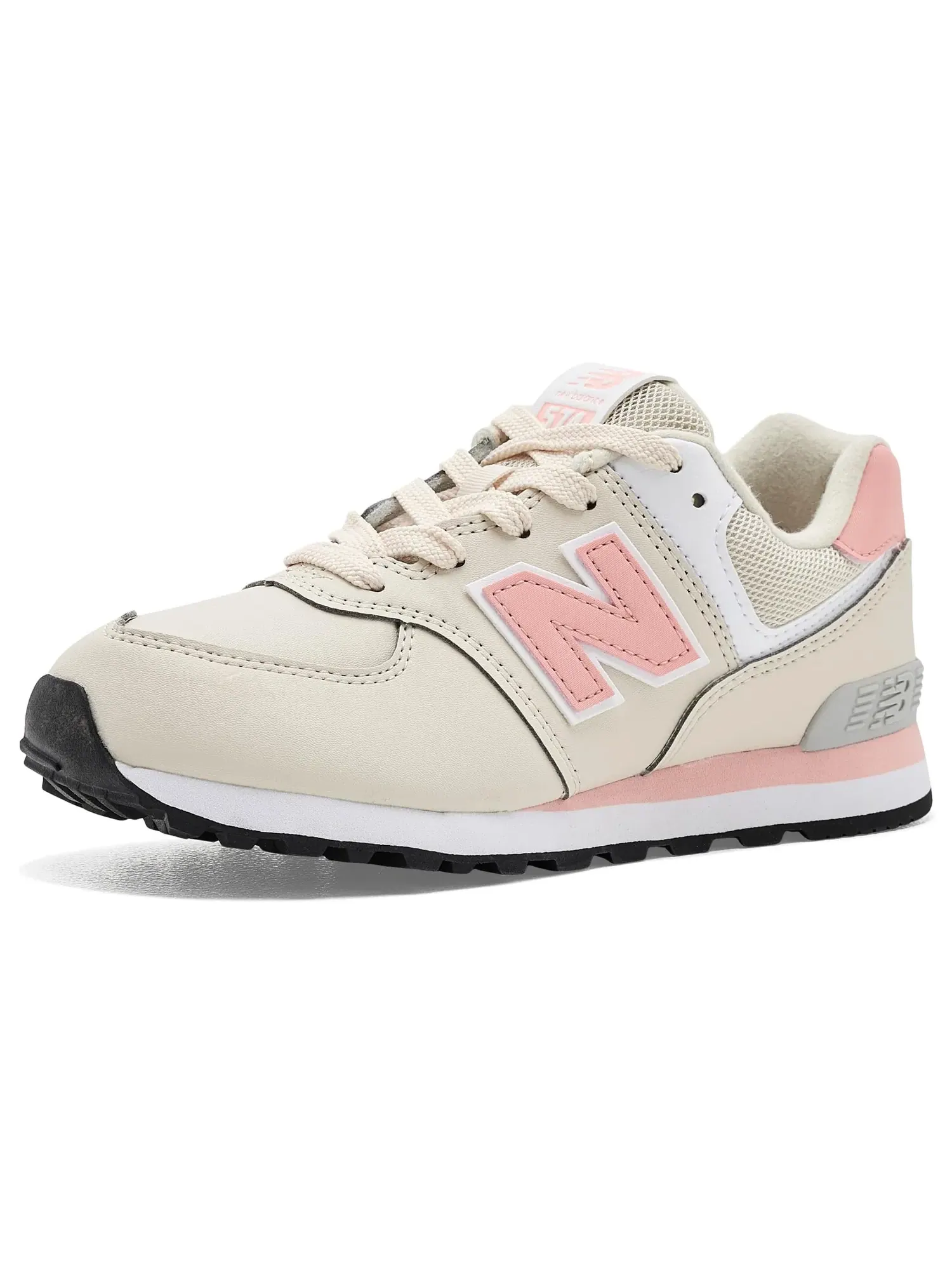 Кроссовки 574 Lace (для маленьких детей) New Balance Kids — изображение 1 из 4, розовый
