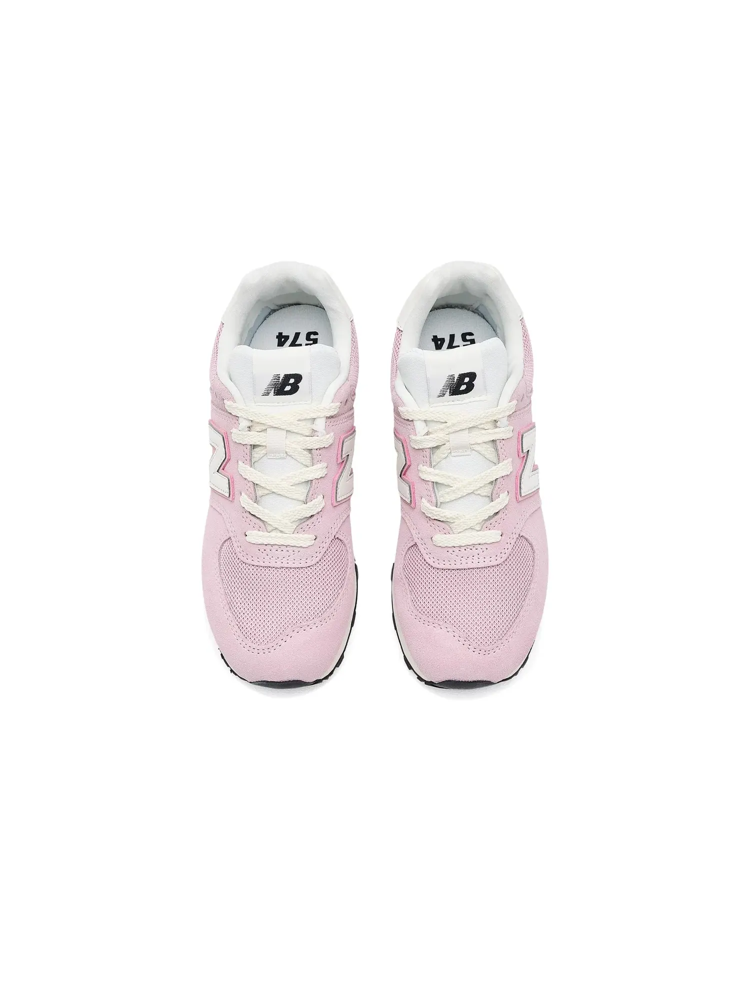 Кроссовки 574 Lace (для маленьких детей) New Balance Kids — изображение 2 из 4, розовый
