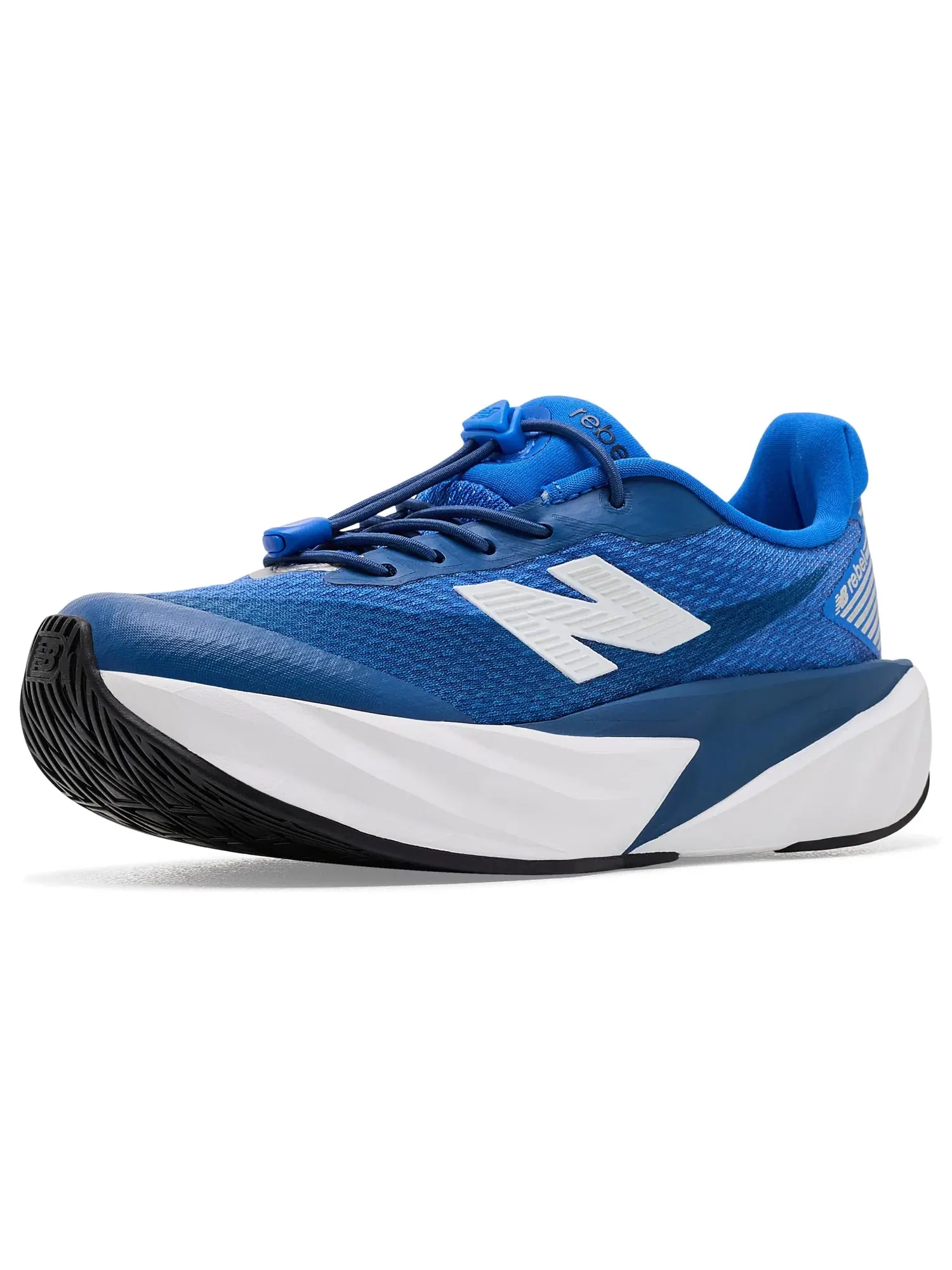 Кроссовки FuelCell Rebel Bungee Lace w/Toggle (для маленьких детей) New Balance Kids — изображение 1 из 4, синий/синий