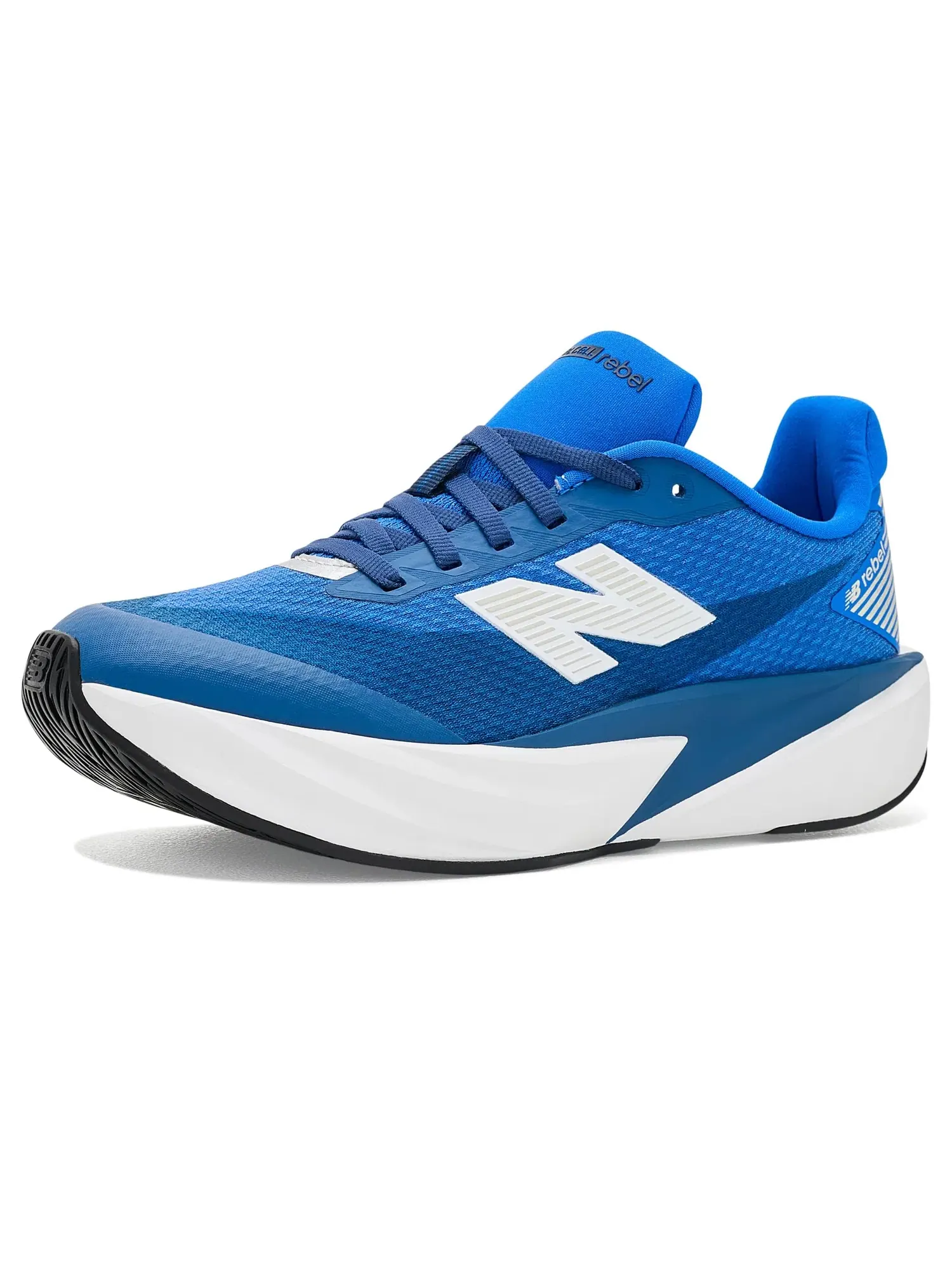 Кроссовки FuelCell Rebel Lace (для детей постарше) New Balance Kids — изображение 1 из 4, синий/синий