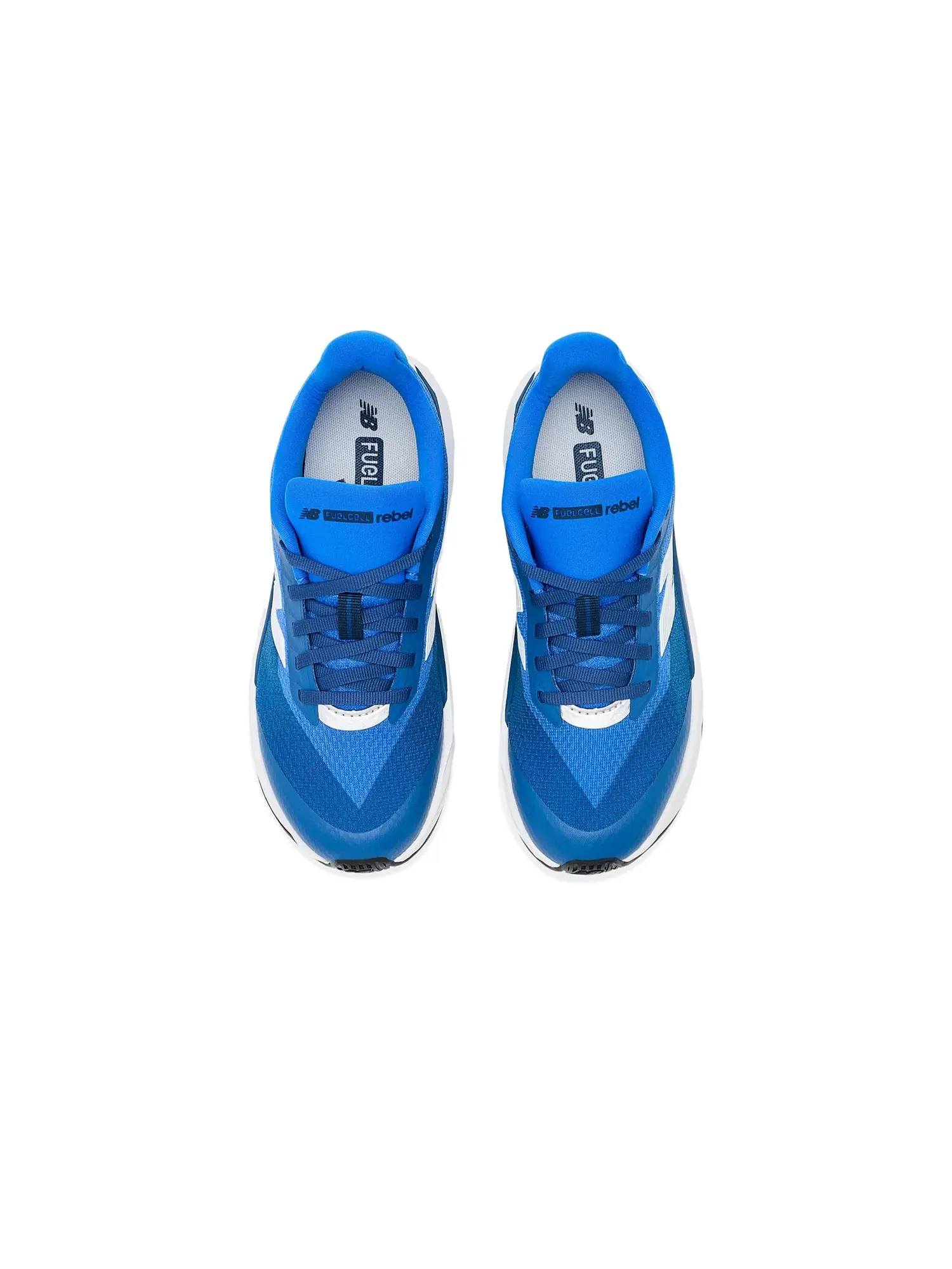 Кроссовки FuelCell Rebel Lace (для детей постарше) New Balance Kids — изображение 2 из 4, синий/синий