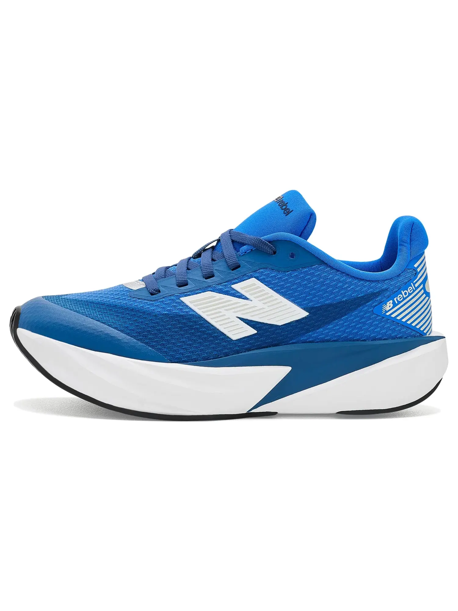Кроссовки FuelCell Rebel Lace (для детей постарше) New Balance Kids — изображение 4 из 4, синий/синий