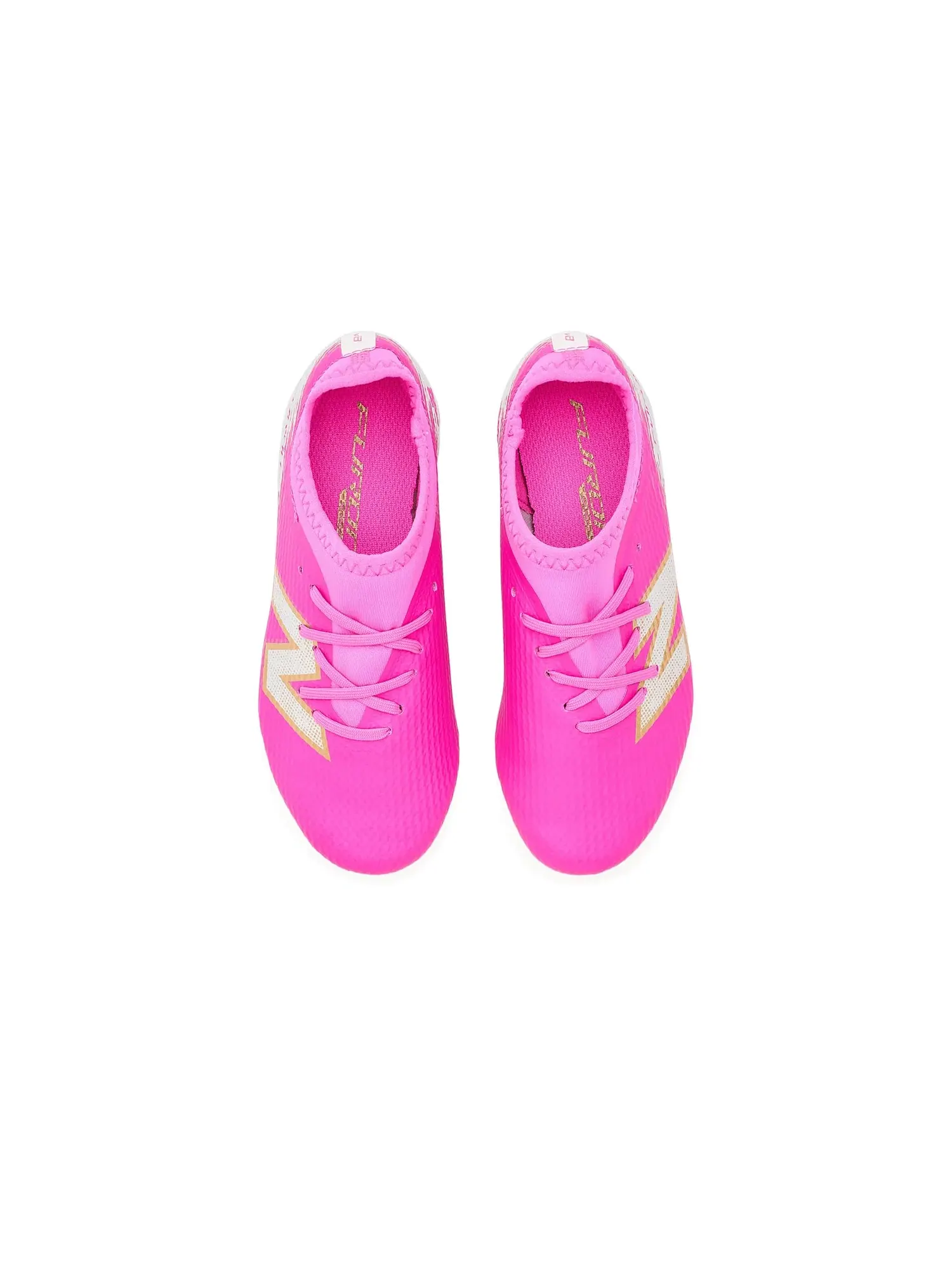 Бутсы Furon Team Junior FG V8 (для младенцев, малышей и маленьких детей) New Balance Kids — изображение 2 из 4, розовый