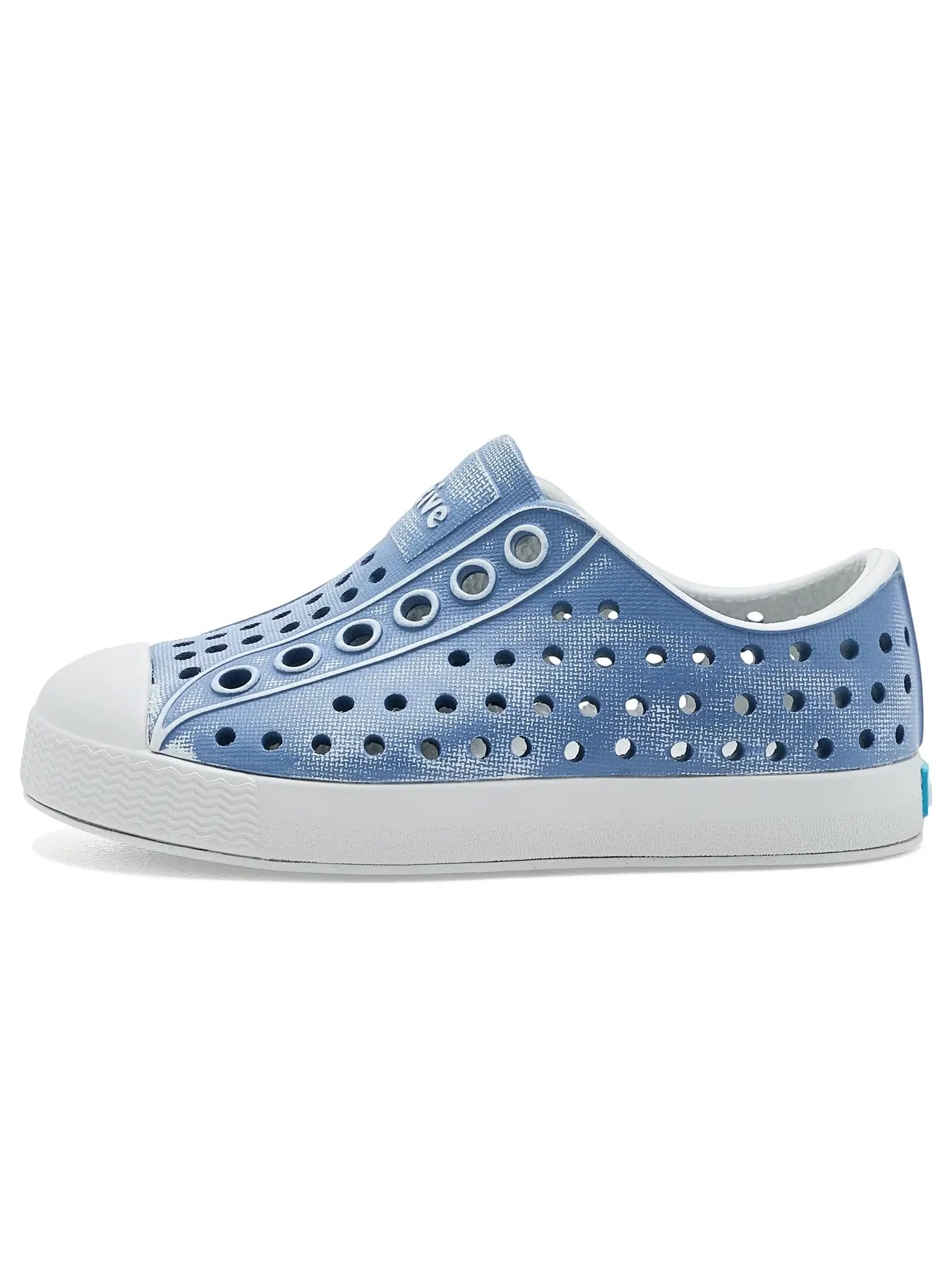 Кроссовки Jefferson Stonewash (для малышей и маленьких детей) Native Shoes Kids — изображение 4 из 4, синий/синий