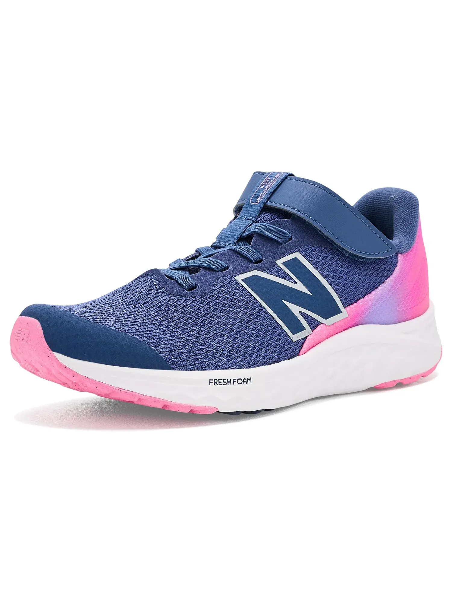 Кроссовки Arishi Hook & Loop (для маленьких детей) New Balance Kids — изображение 1 из 4, винтажный индиго/розовый