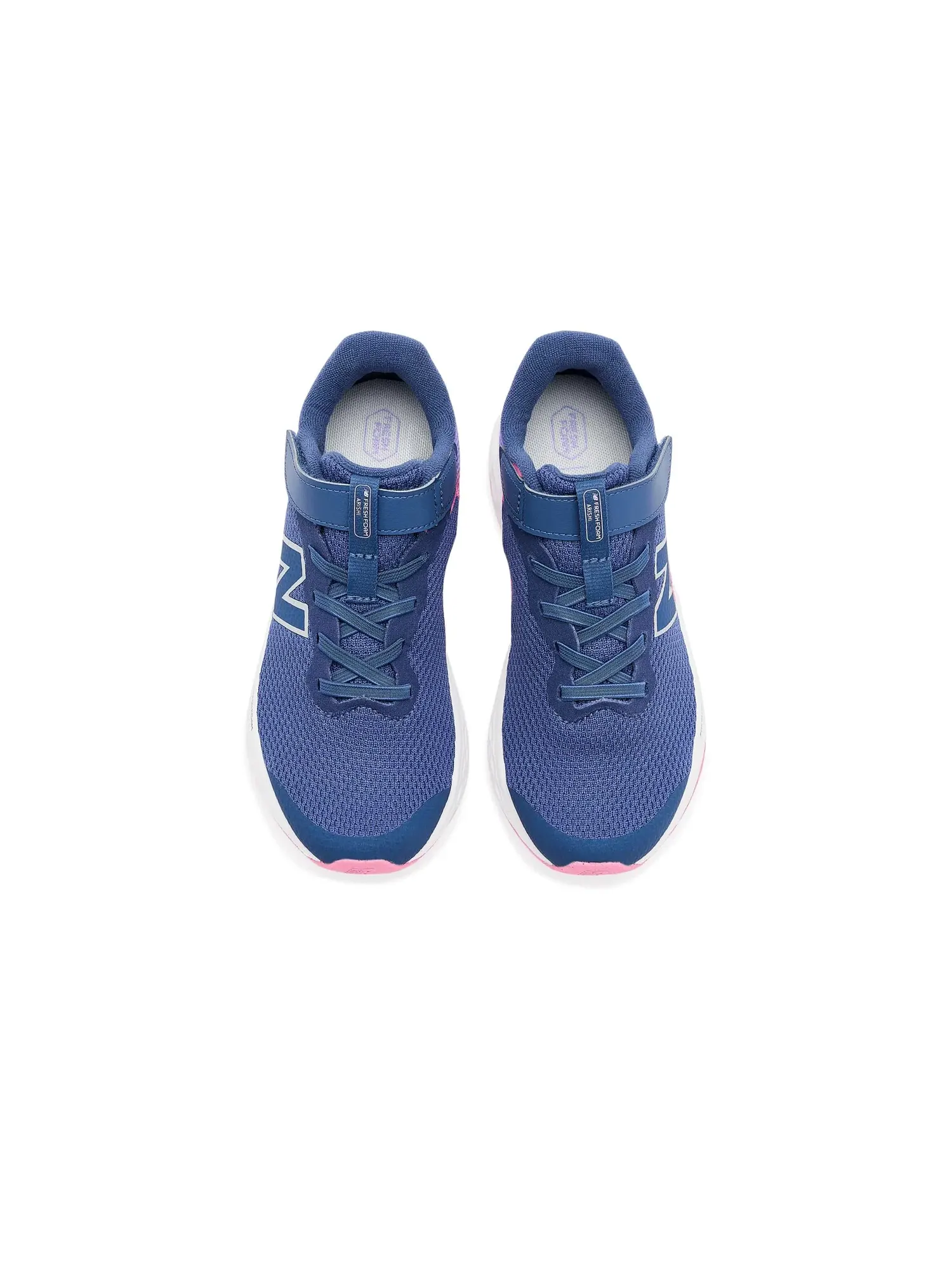 Кроссовки Arishi Hook & Loop (для маленьких детей) New Balance Kids — изображение 2 из 4, винтажный индиго/розовый