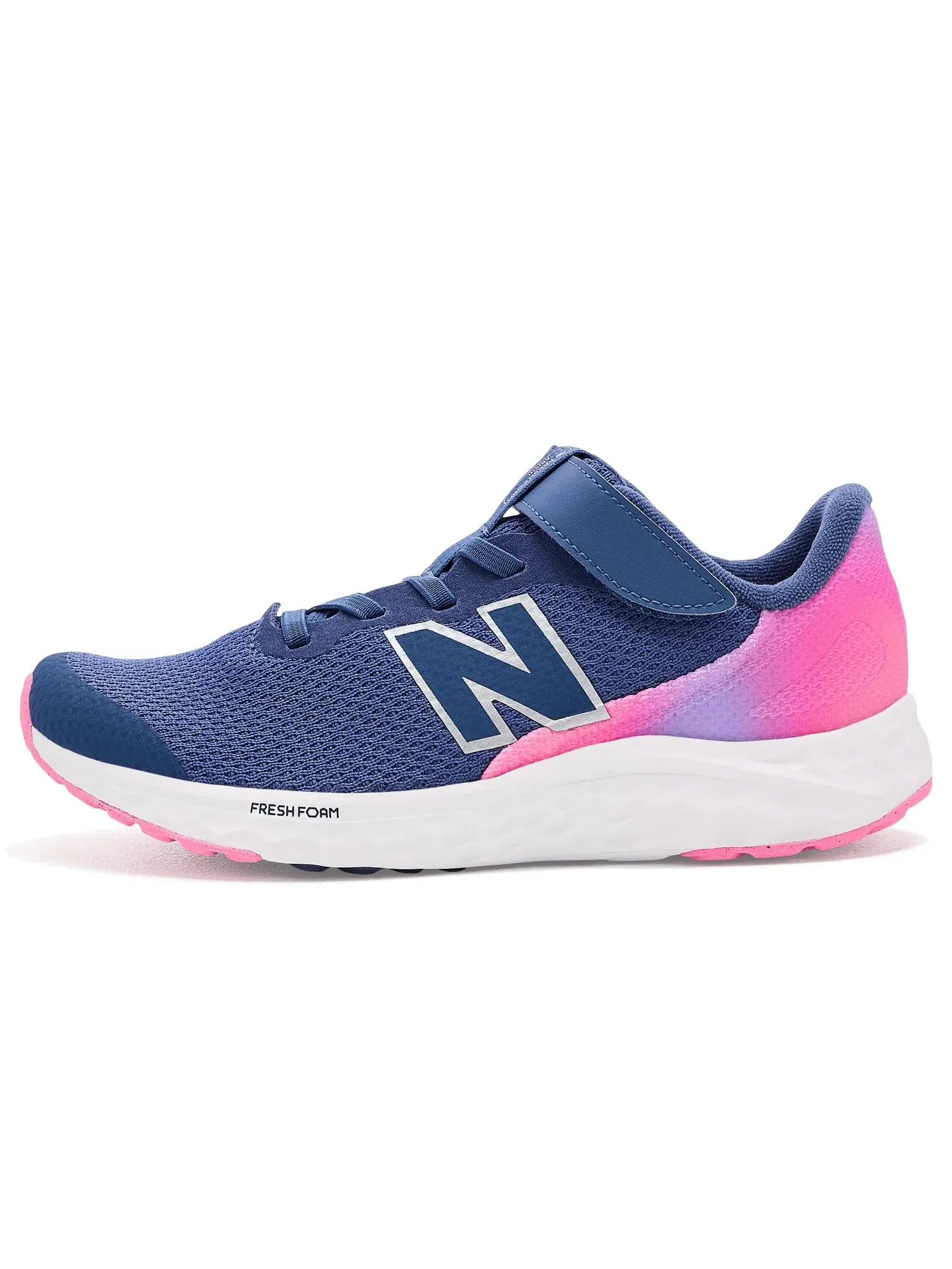 Кроссовки Arishi Hook & Loop (для маленьких детей) New Balance Kids — изображение 4 из 4, винтажный индиго/розовый