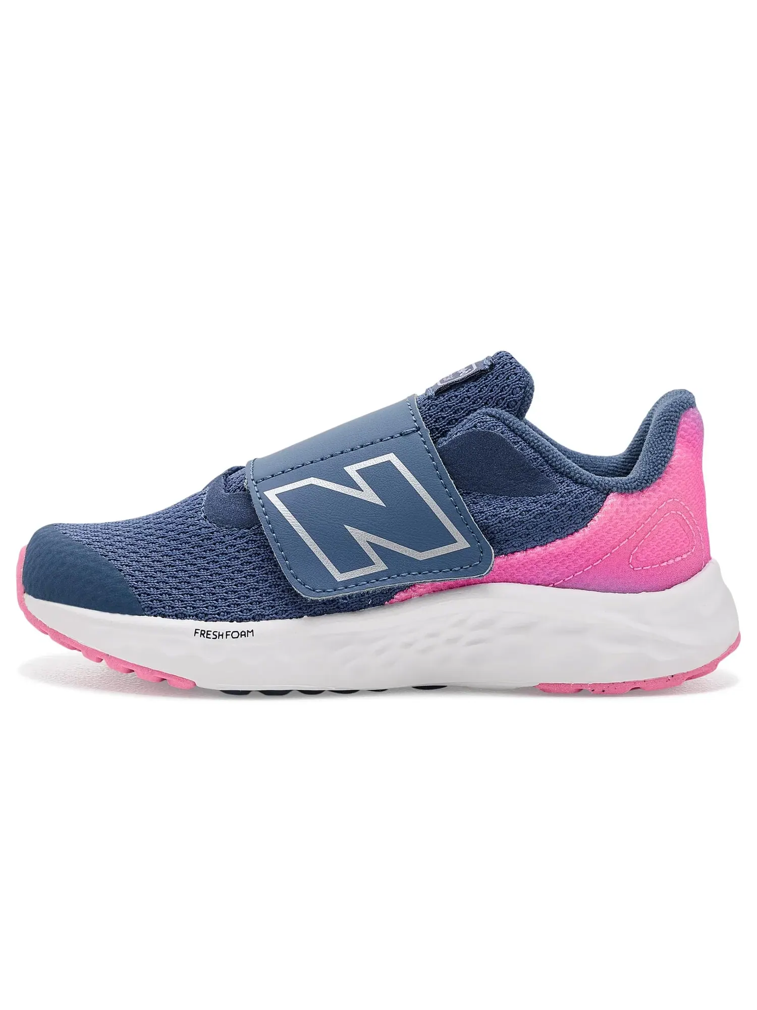 Кроссовки Arishi Hook & Loop (для младенцев и малышей) New Balance Kids — изображение 4 из 4, винтажный индиго/розовый