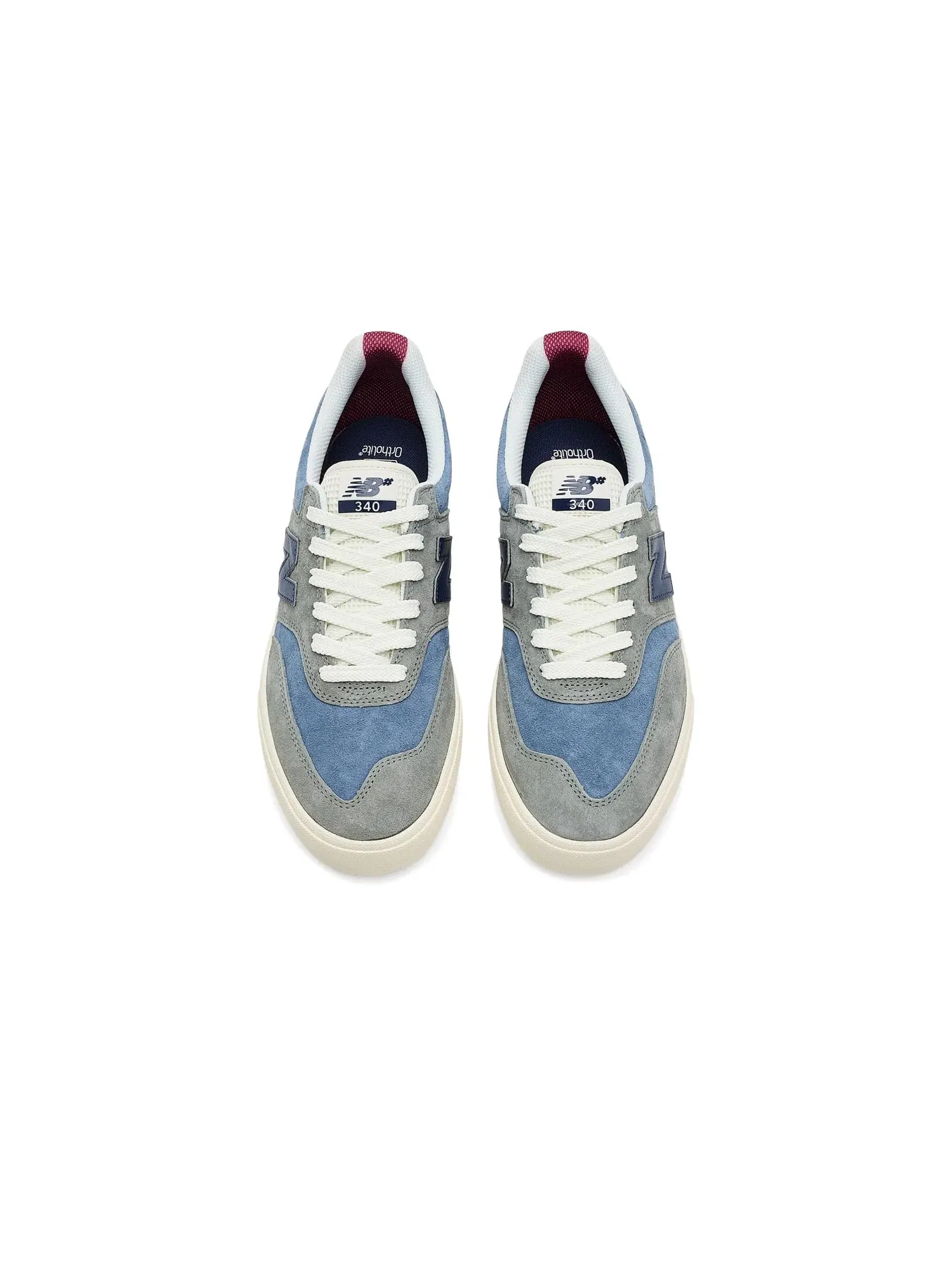 Кроссовки 340 New Balance Numeric — изображение 2 из 4, синий/серый