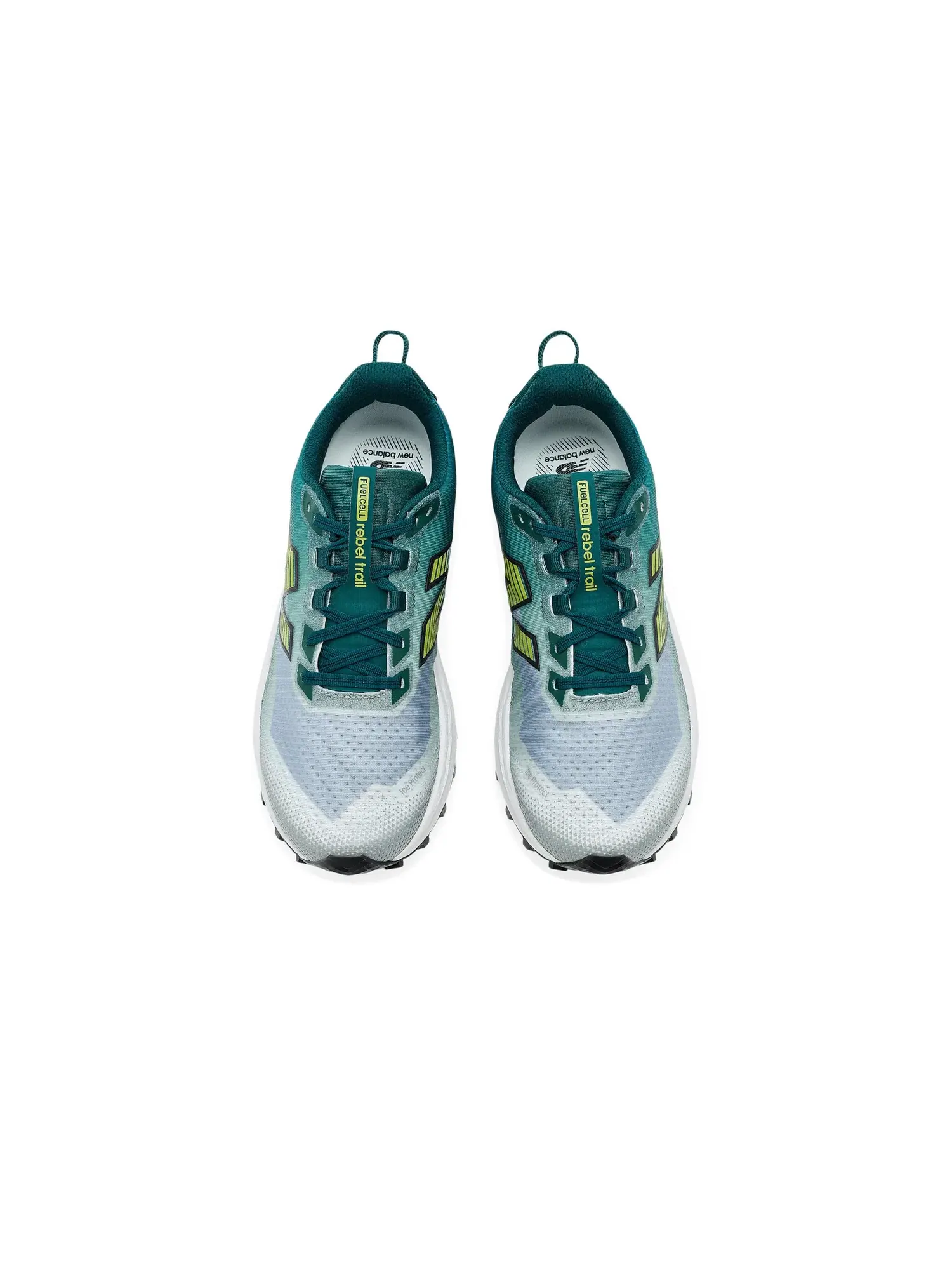 Кроссовки Fuelcell Rebel Trail New Balance — изображение 2 из 4, зеленый/серый