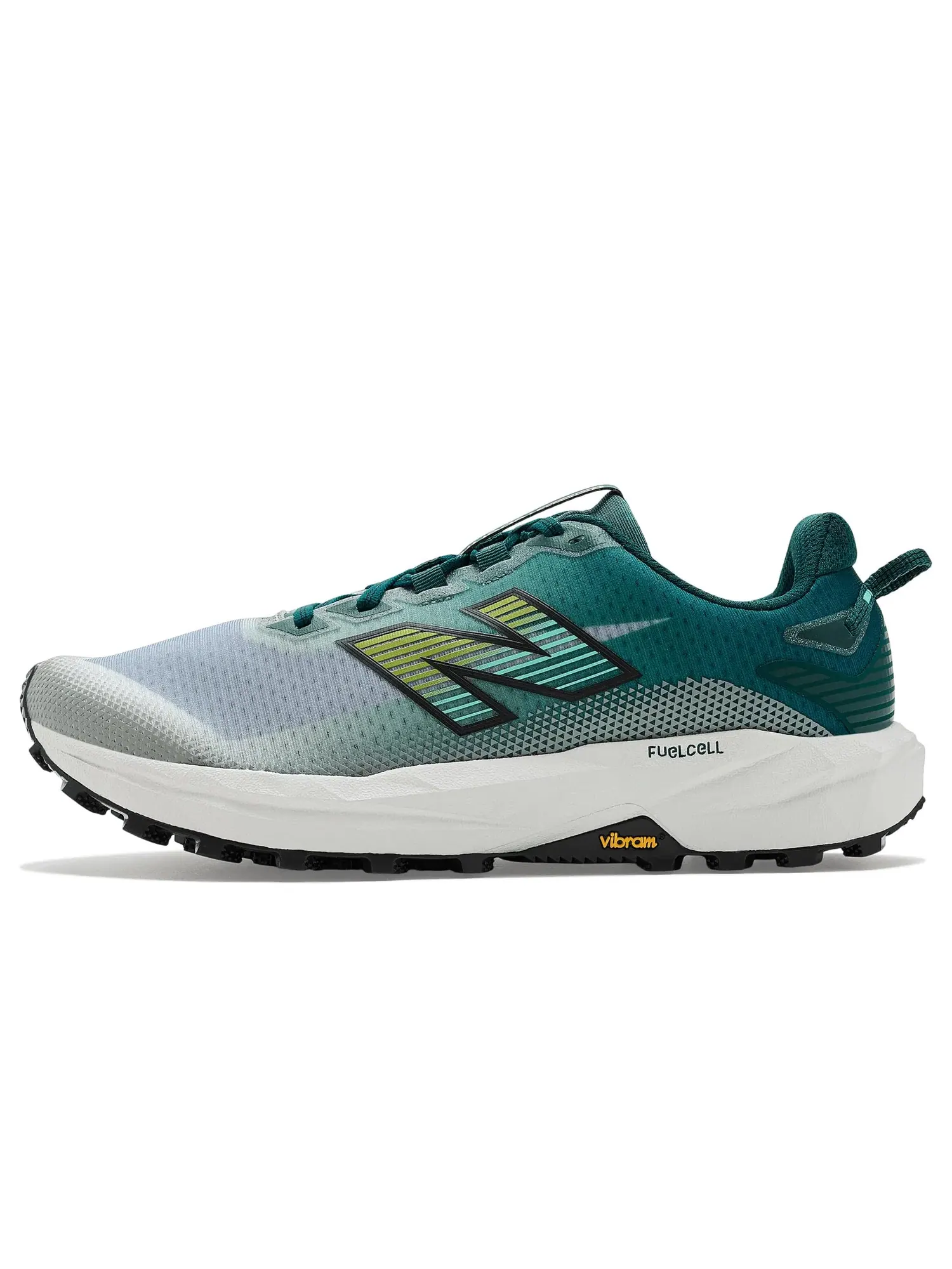 Кроссовки Fuelcell Rebel Trail New Balance — изображение 4 из 4, зеленый/серый