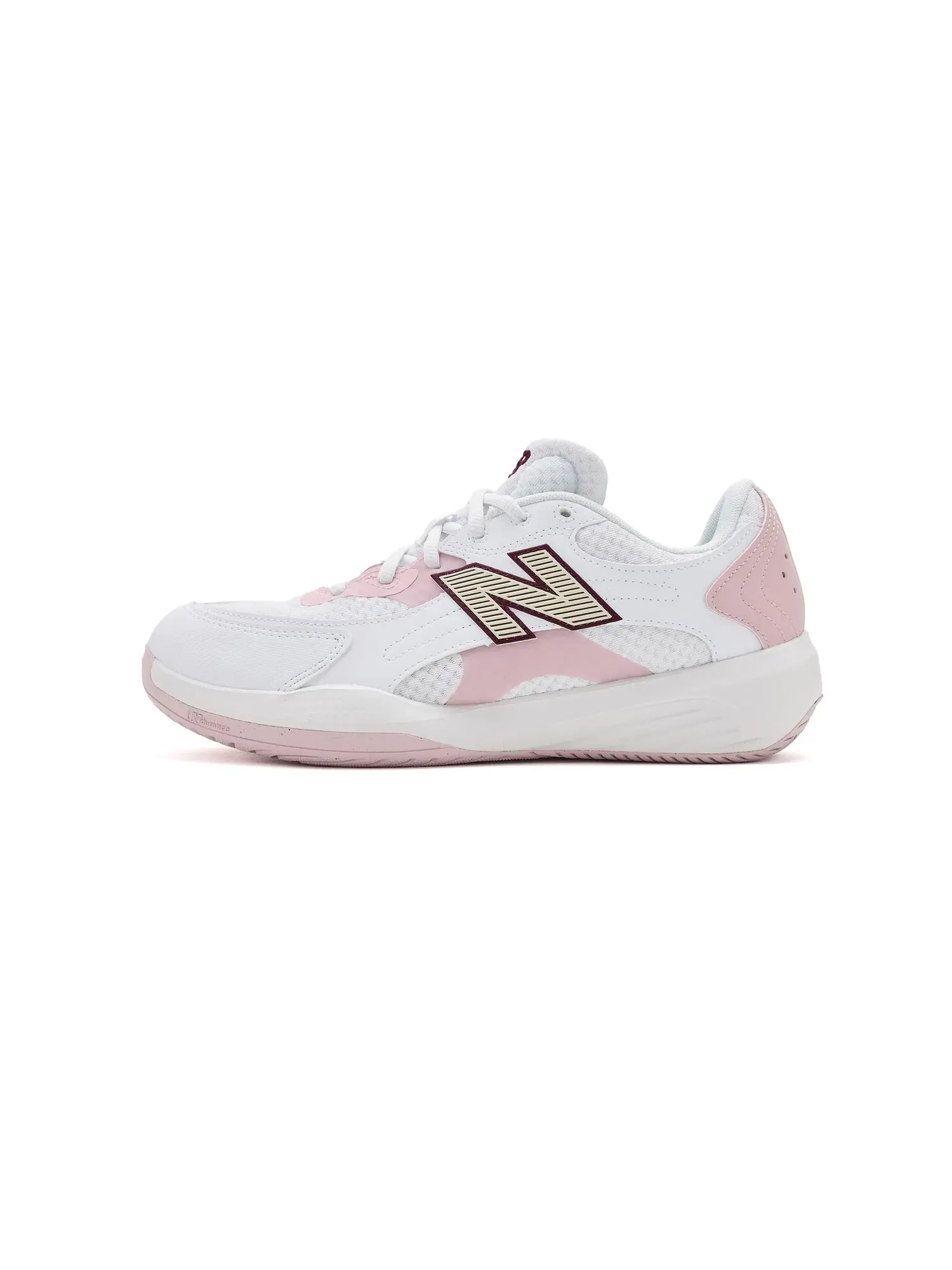 Кроссовки 696v7 New Balance — изображение 4 из 4, белый/розовый