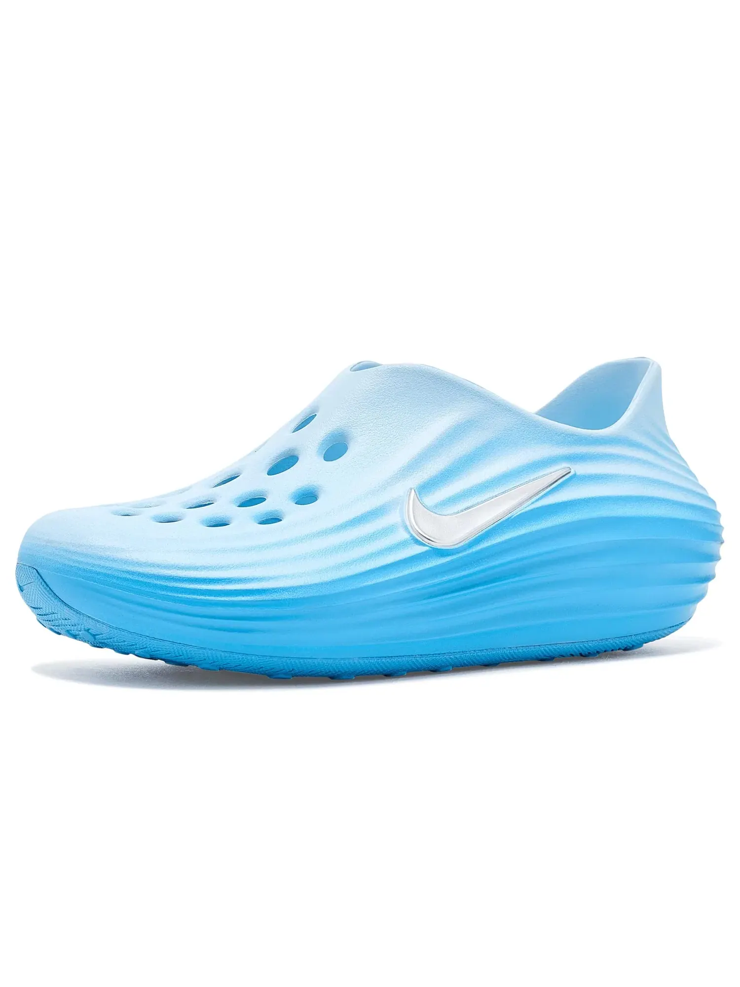 Сабо ReactX Rejuven8 (для маленьких и больших детей) Nike Kids — серебристый