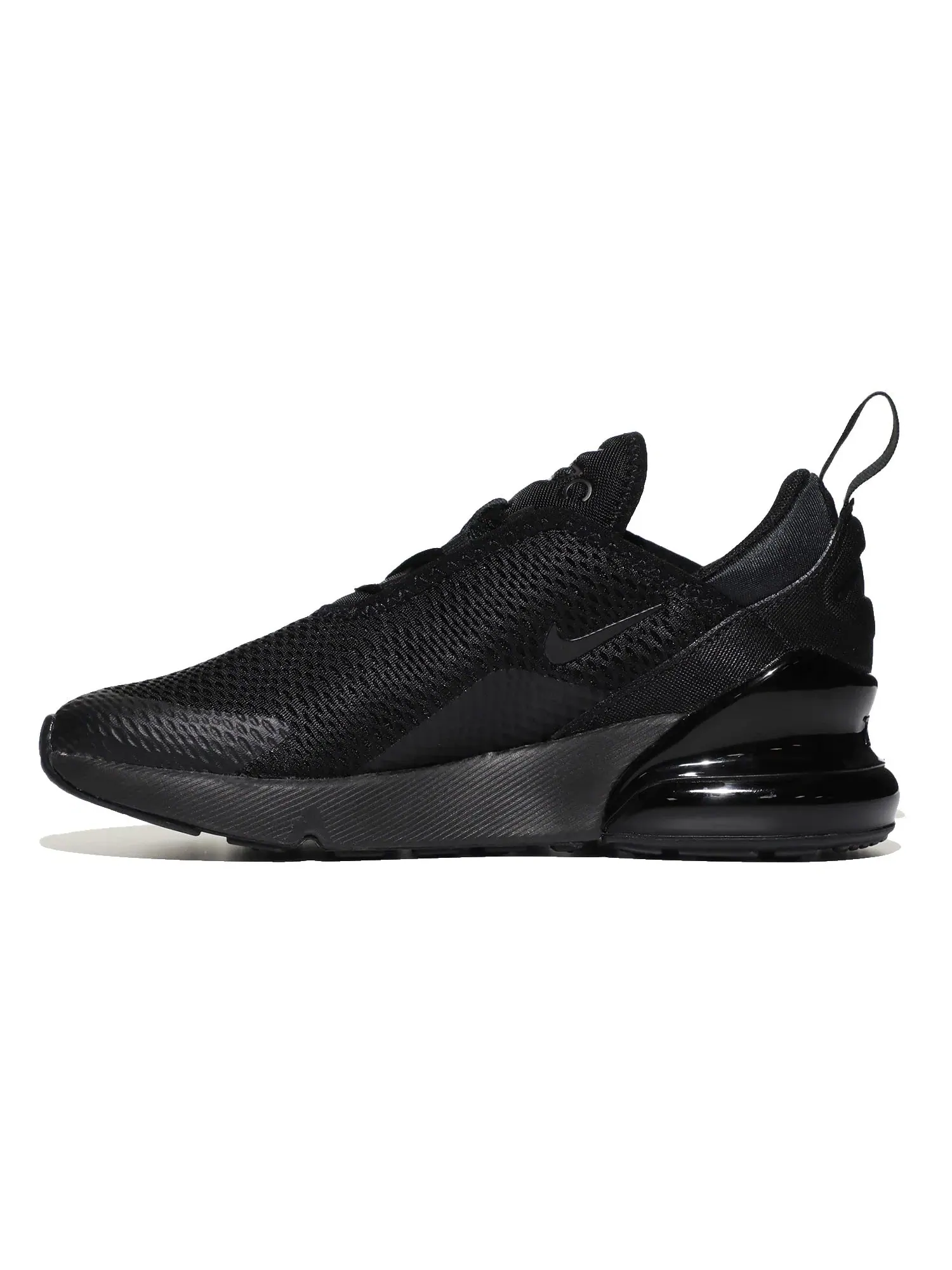 Кроссовки Air Max 270 (для маленьких детей) Nike Kids — изображение 2 из 4, черный/черный/черный