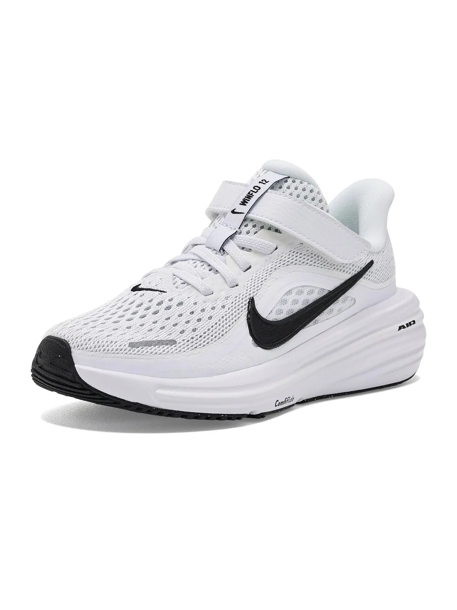 Кроссовки Winflo 12 (для маленьких детей) Nike Kids — изображение 1 из 4, белый/черный/платиновый