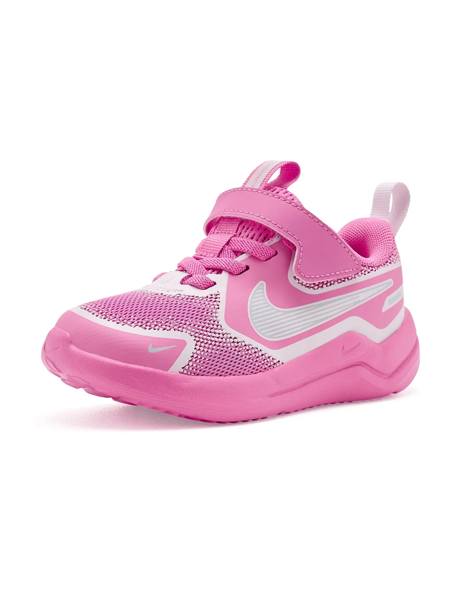 Кроссовки Cosmic Runner Swoosh (для младенцев и малышей) Nike Kids — изображение 1 из 4, розовый/черный