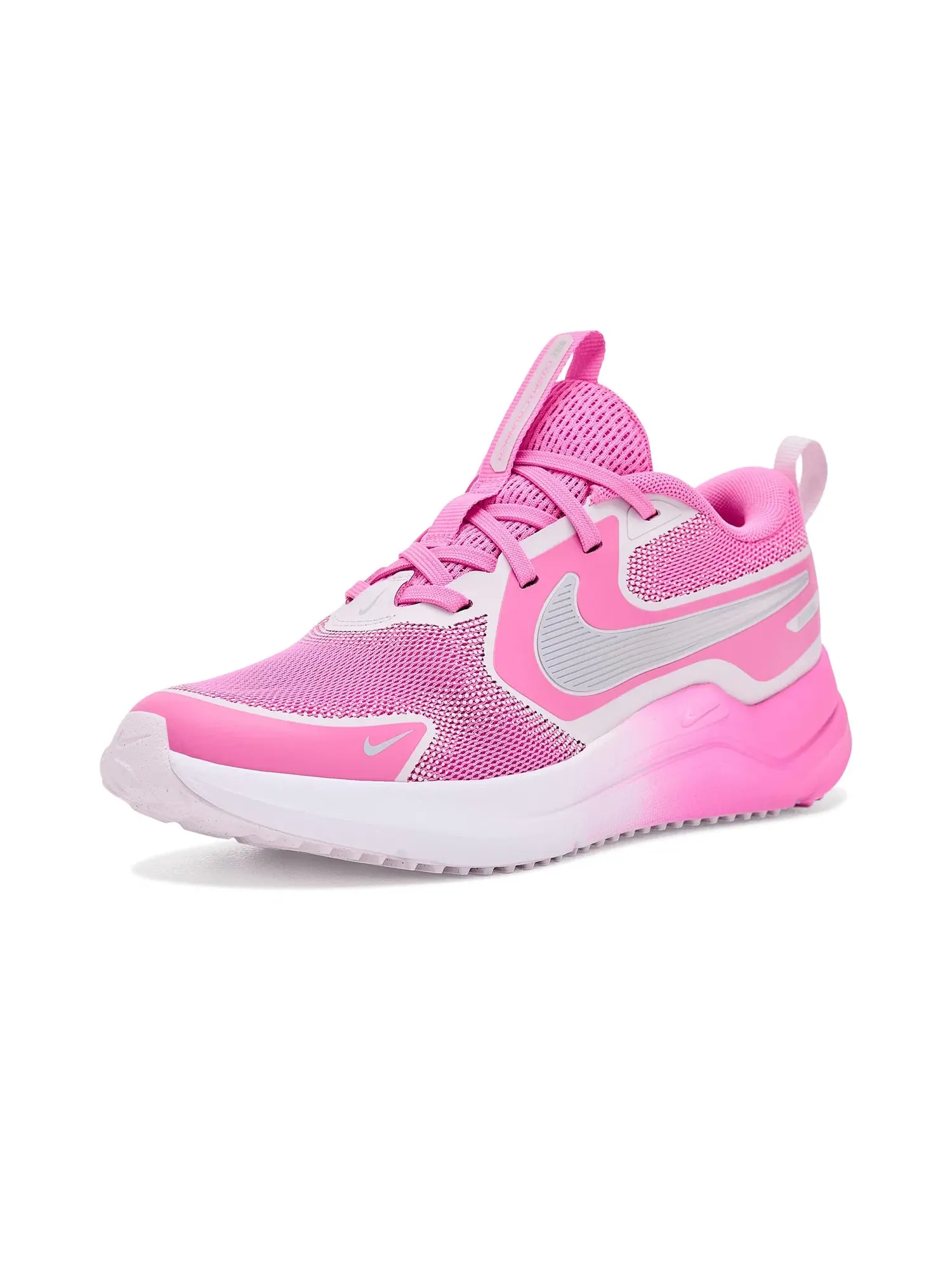Кроссовки Cosmic Runner Swoosh (для больших детей) Nike Kids — изображение 1 из 4, розовый/черный