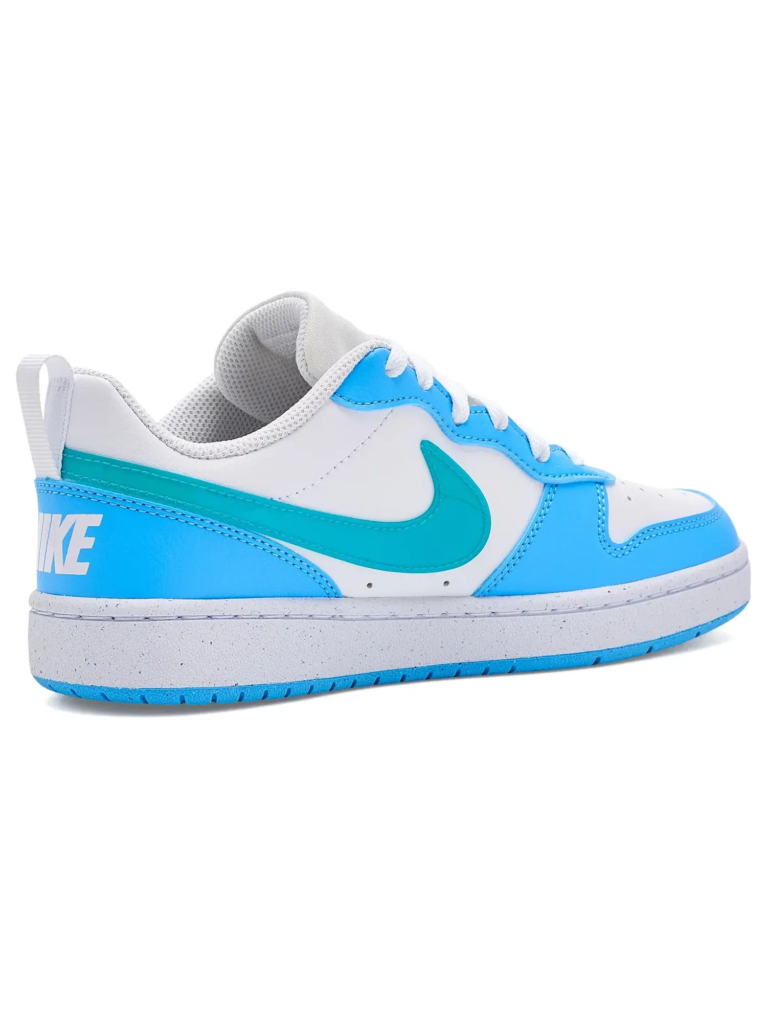 Кроссовки Court Borough Low (для больших детей) Nike Kids — изображение 3 из 4, белый//синий